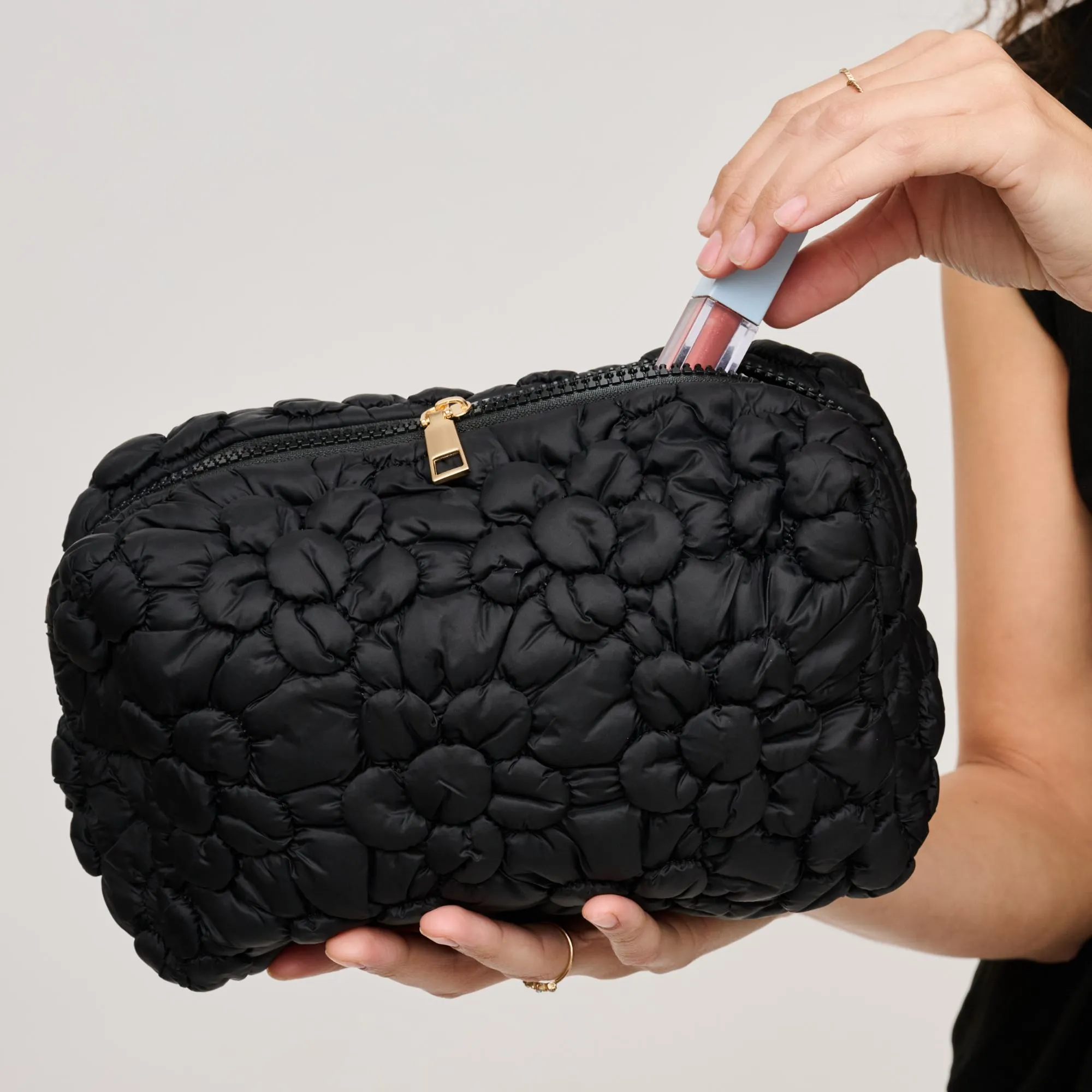 Flora Pop - Nylon Cosmetic & Travel Organizer Pouch sold by Urban Expressions