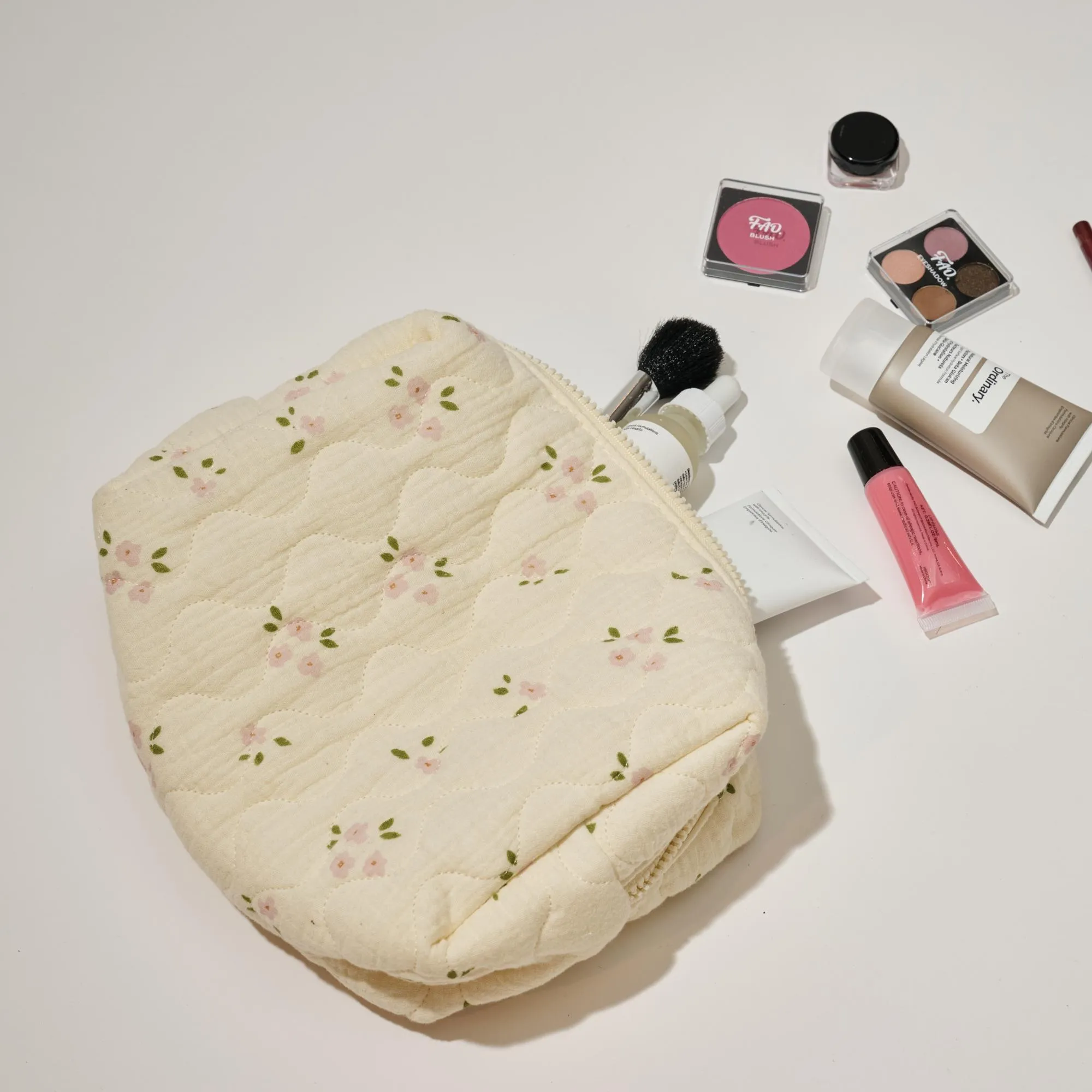 Quilted Keeper Cosmetic Pouch sold by Urban Expressions product image thumbnail 2