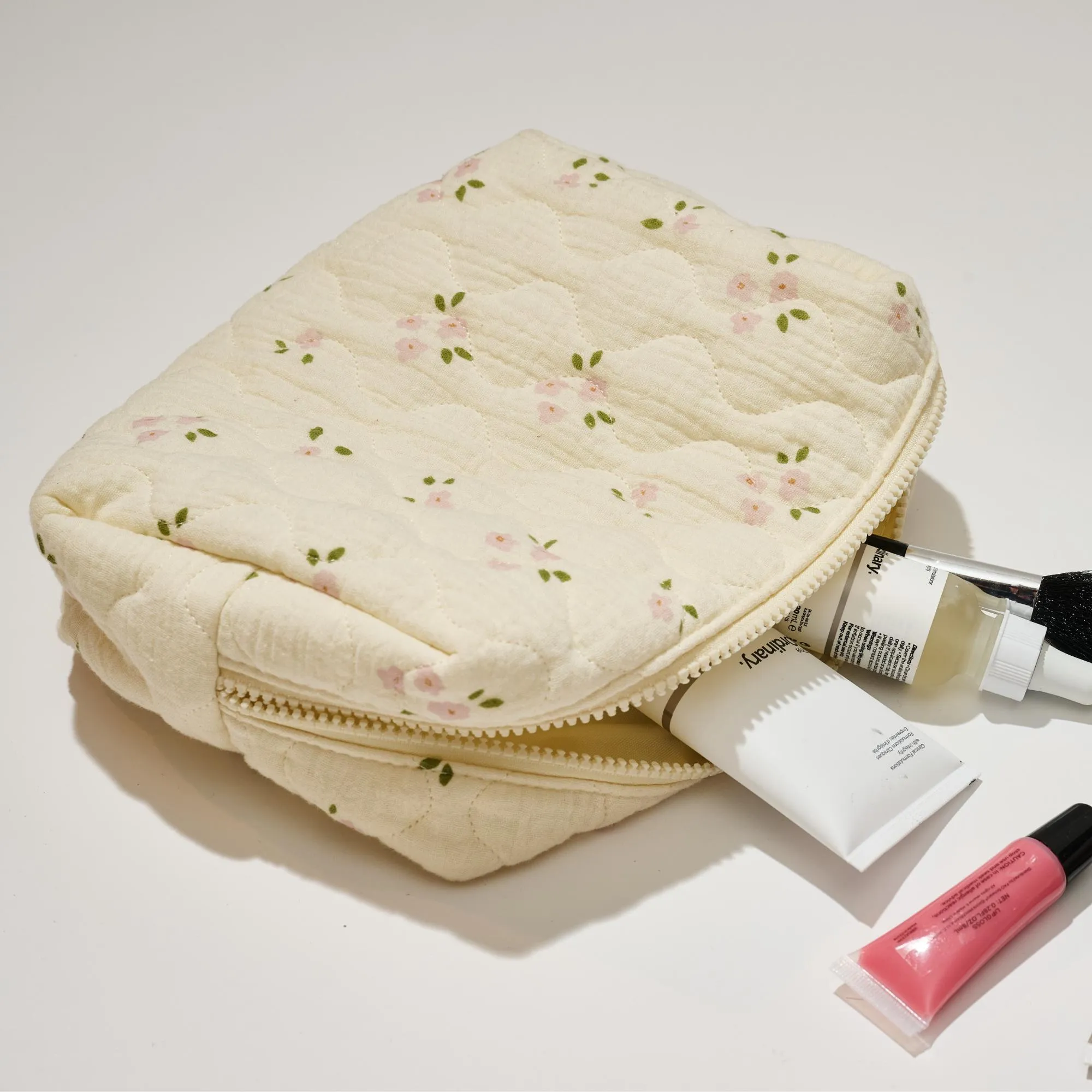 Quilted Keeper Cosmetic Pouch sold by Urban Expressions