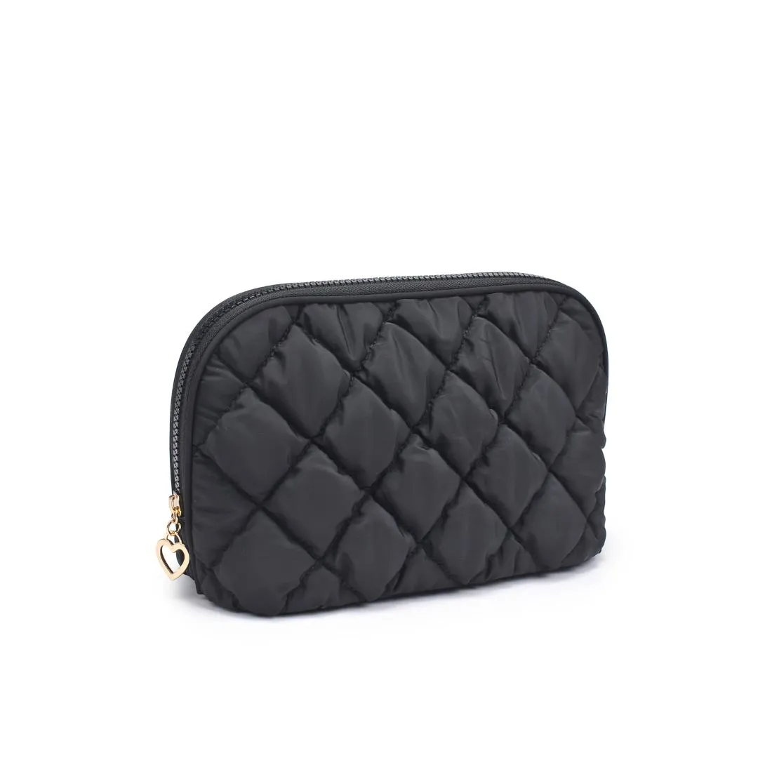 Cloud Kiss - Quilted Puffer Nylon Cosmetic Dome Pouch sold by Urban Expressions product image thumbnail 2