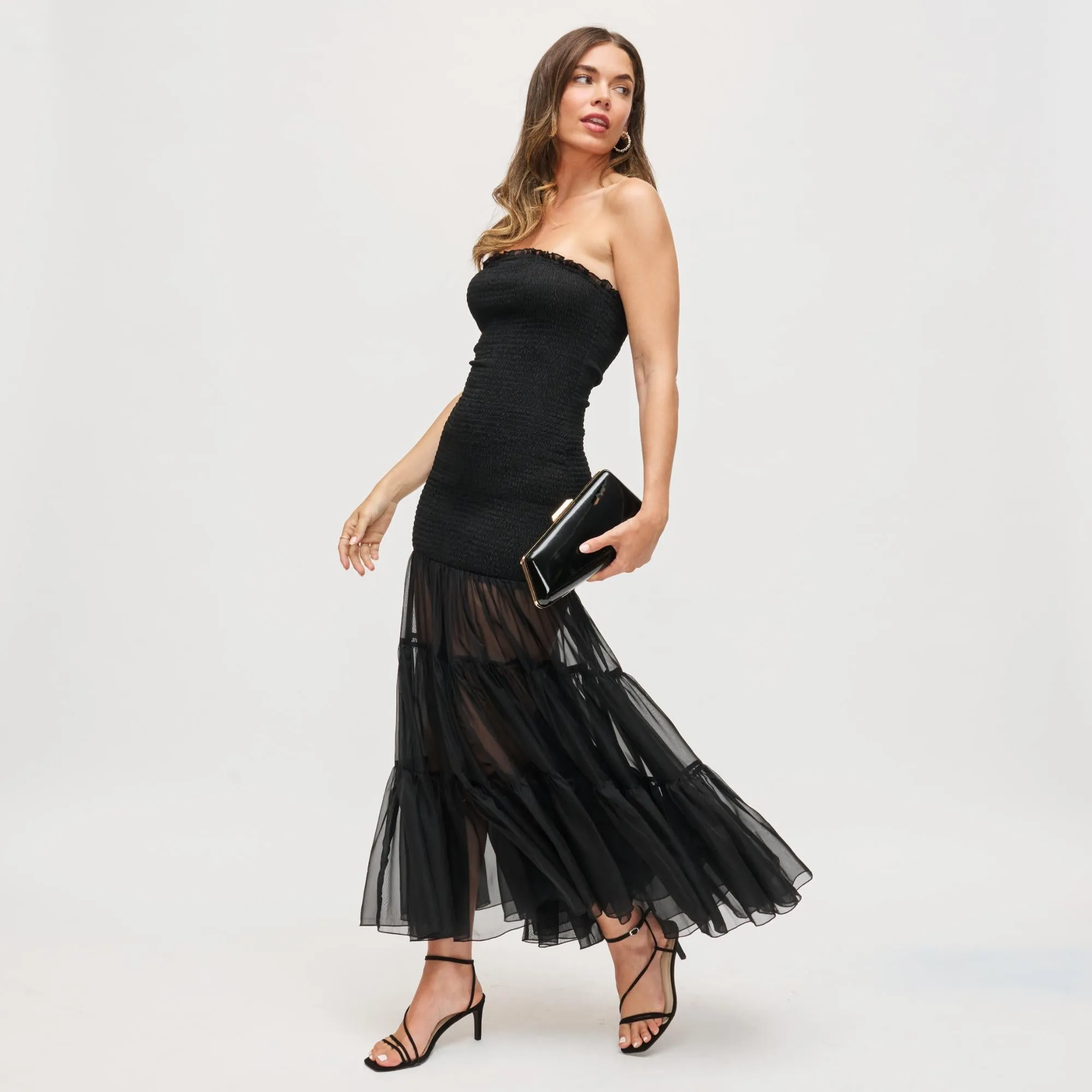 Irene - Patent Asymmetrical Evening Bag sold by Urban Expressions product image thumbnail 2