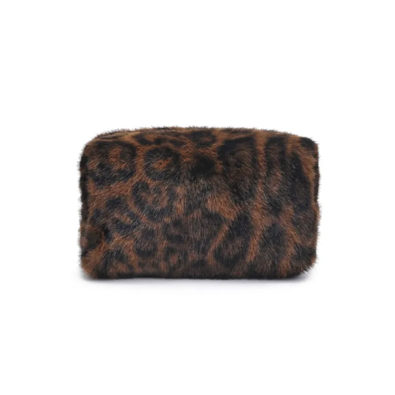 Leopard Luxe Cosmetic & Travel Organizer Pouch made by Urban Expressions