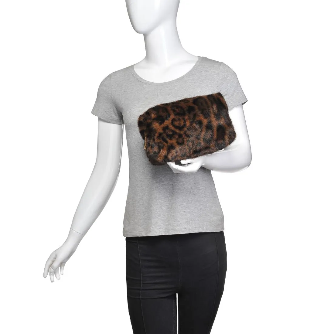 Leopard Luxe Cosmetic & Travel Organizer Pouch sold by Urban Expressions product image thumbnail 5