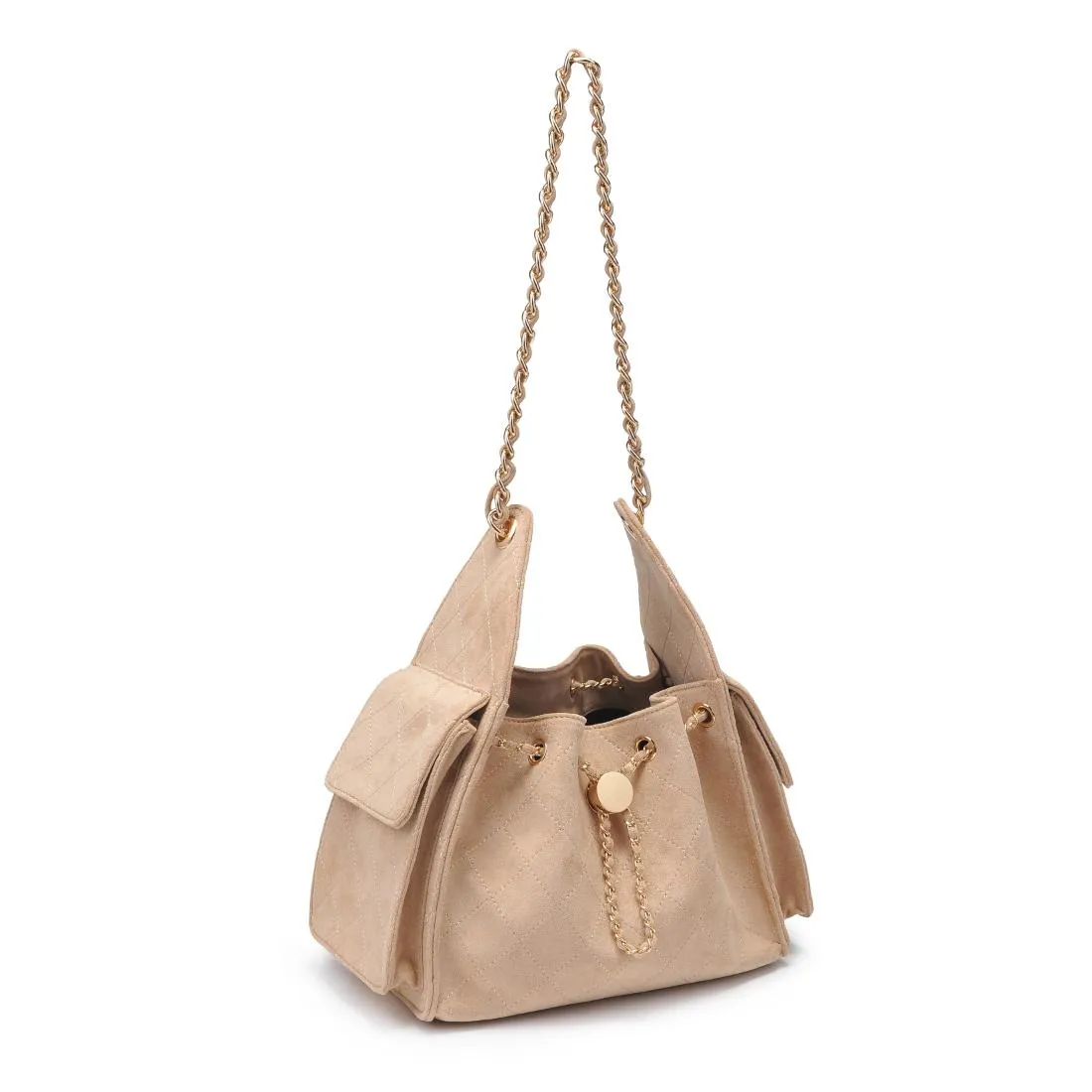 Willow - Quilted Faux Suede Hobo sold by Urban Expressions product image thumbnail 2