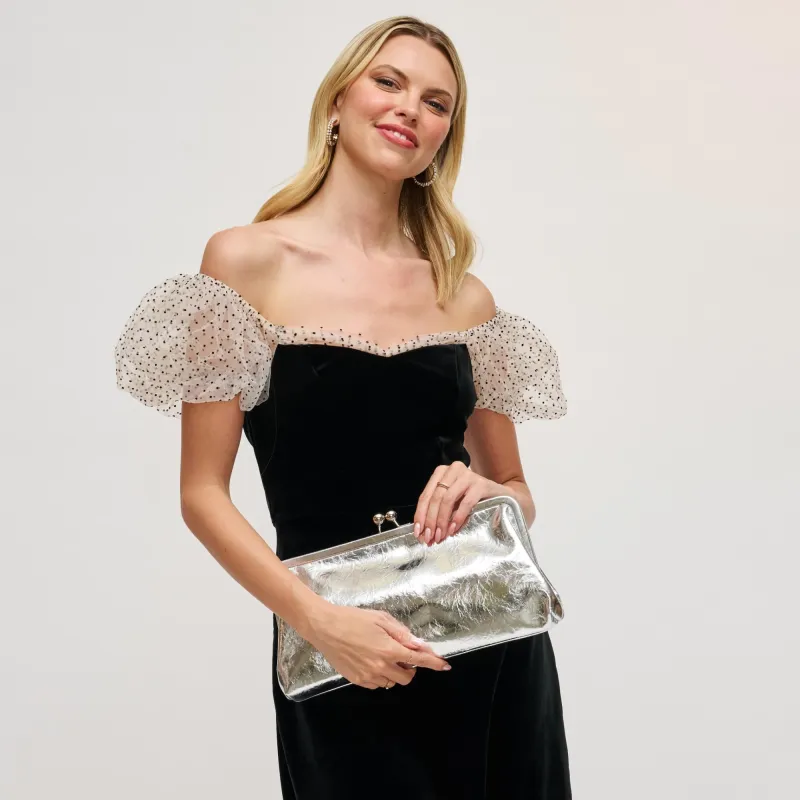 Kristin - Metallic Clutch sold by Urban Expressions