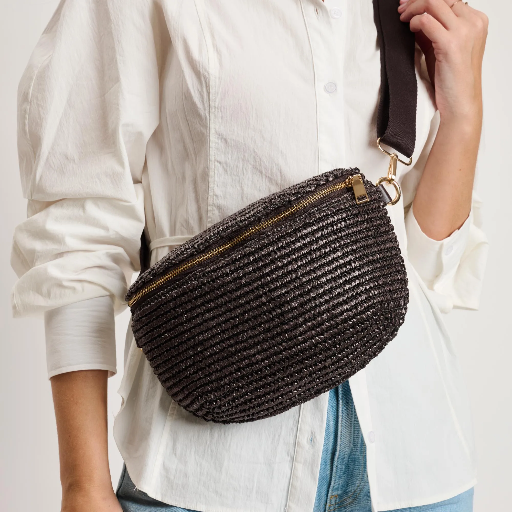 Gizelle - Large Checker Belt Bag sold by Urban Expressions