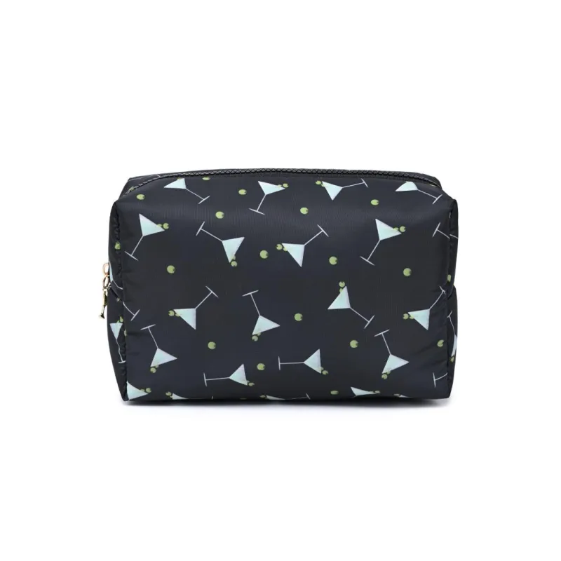 Martini Moment Cosmetic & Travel Organizer Pouch made by Urban Expressions