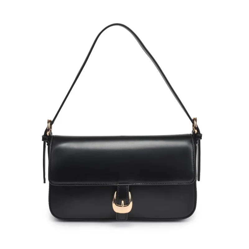 Gloria - Smooth Vegan Leather Shoulder Bag made by Urban Expressions