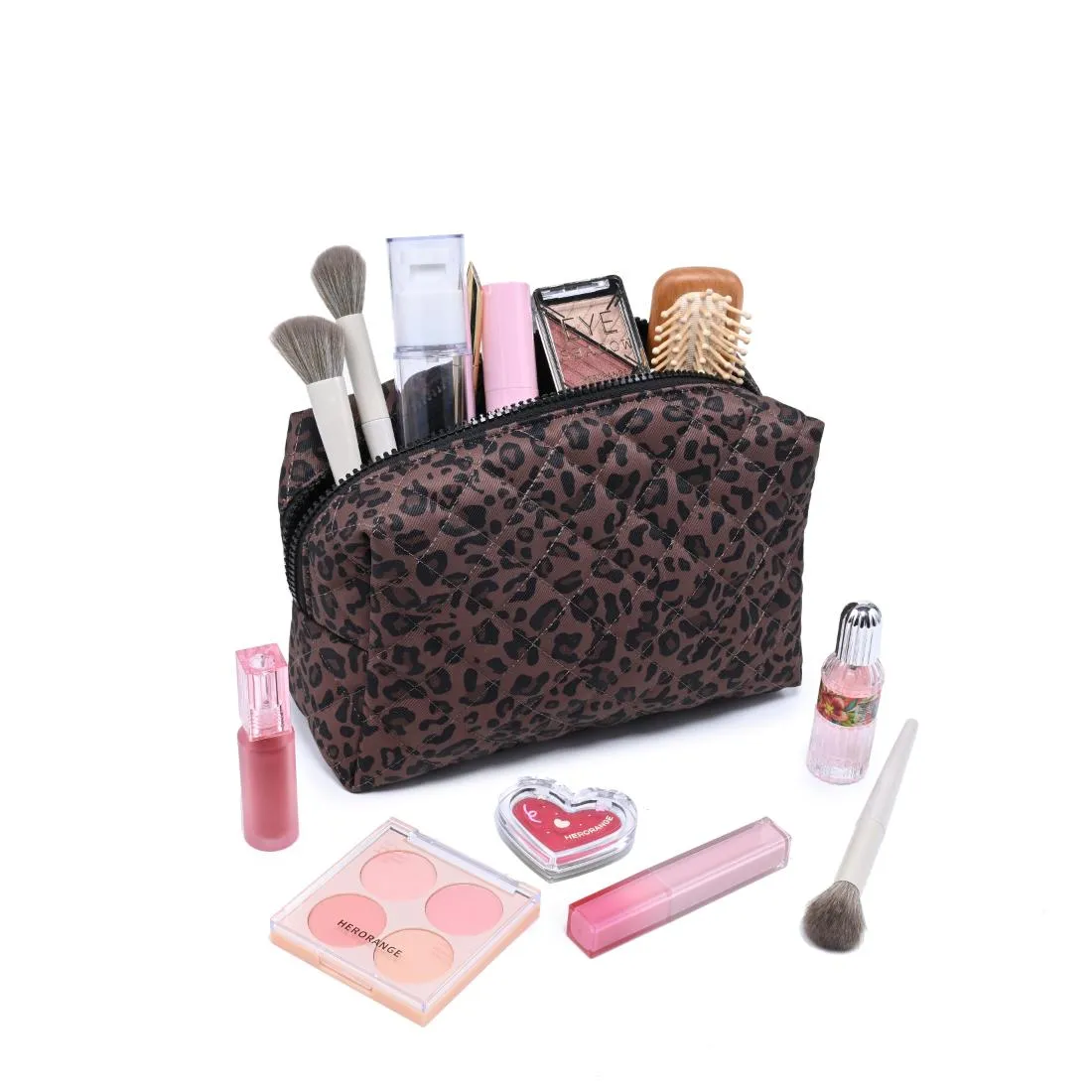 Leopard Luxe Cosmetic & Travel Organizer Pouch sold by Urban Expressions product image thumbnail 5