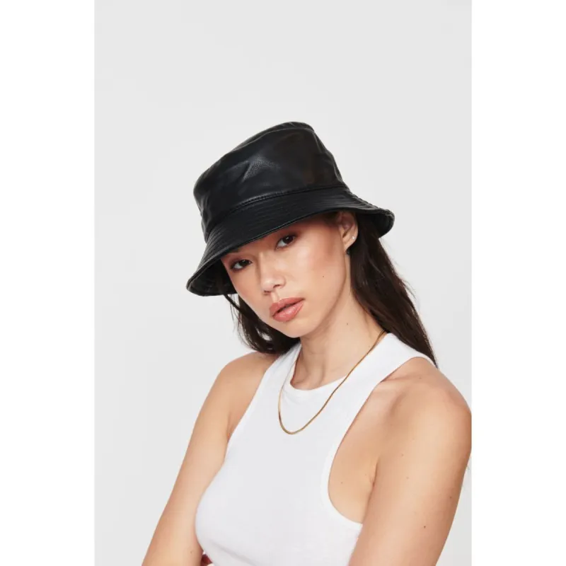 Vegan Leather Bucket Hat Bucket Hat sold by Urban Expressions