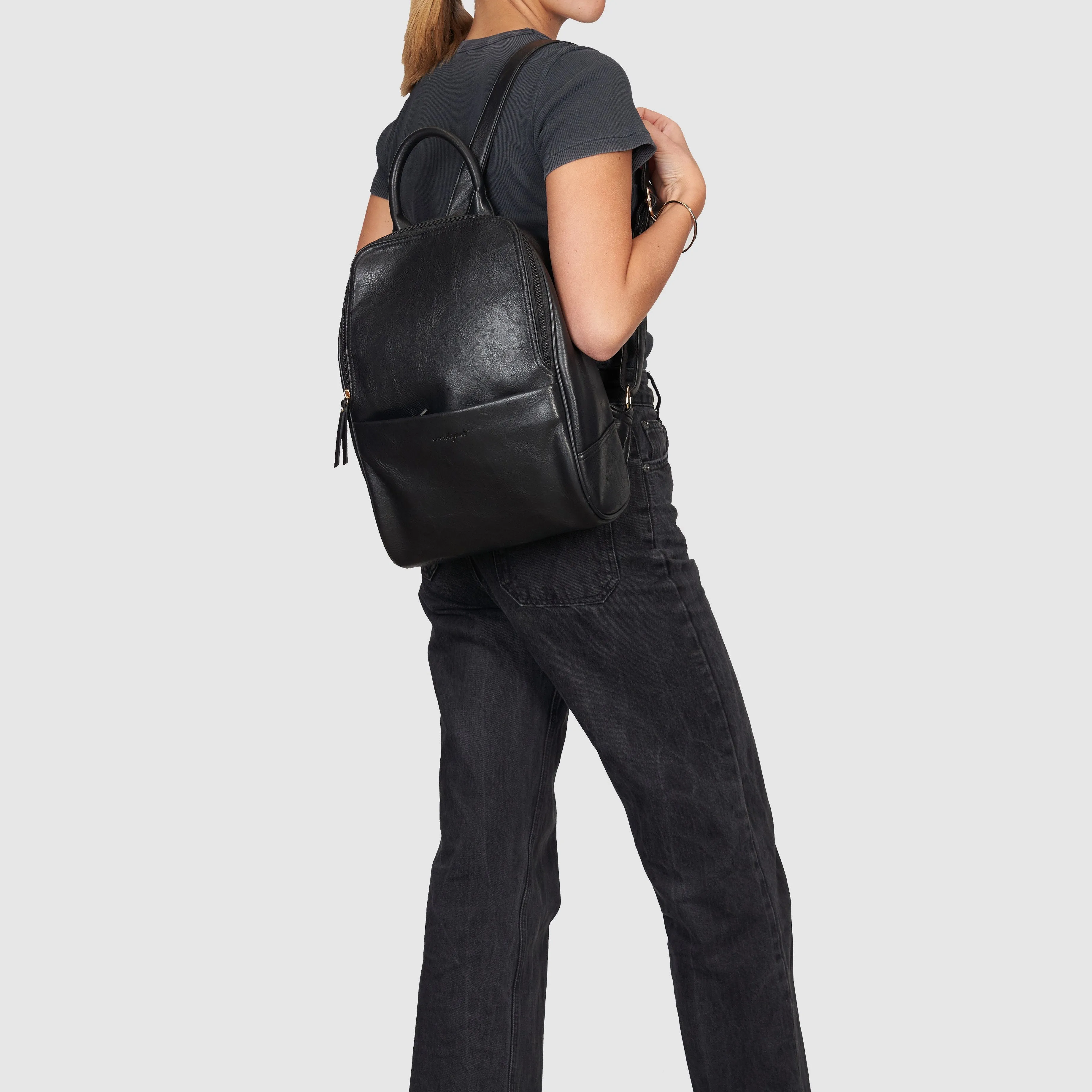 Ziggy Backpack - Black sold by Urban Originals product image thumbnail 2