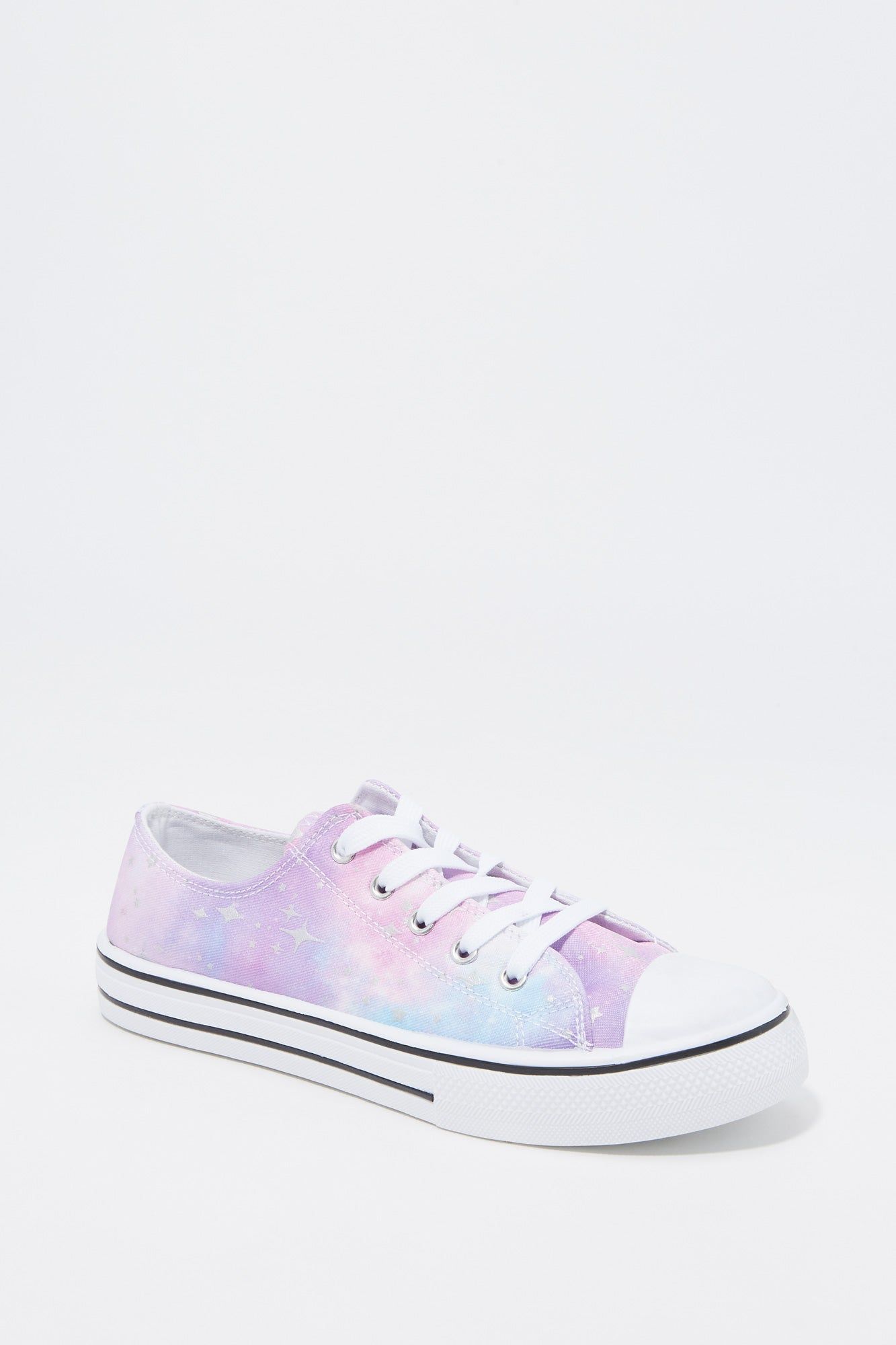 Espadrilles à tige basse lacées en toile pour fille sold by Urban Planet product image thumbnail 2