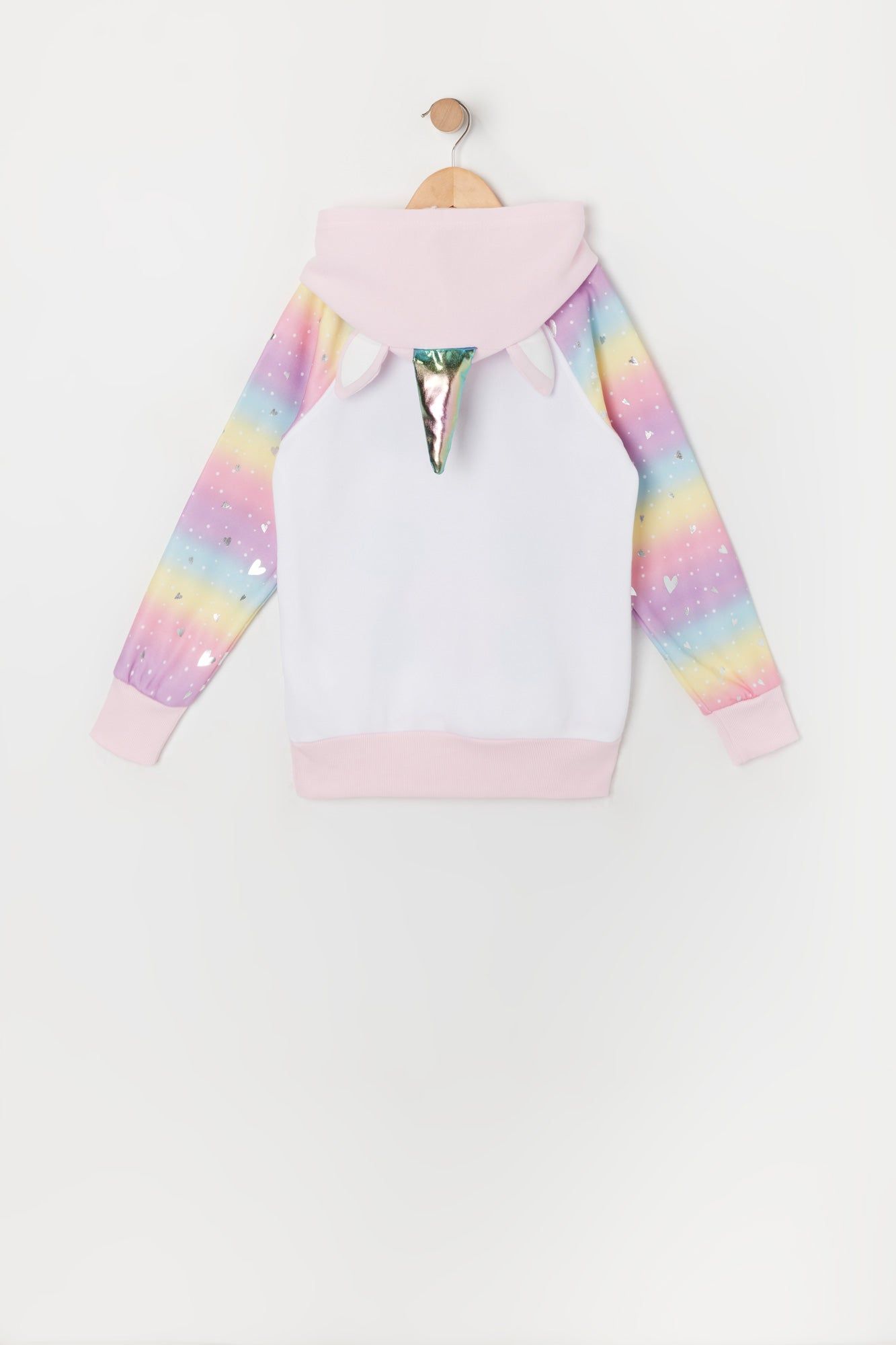 Girls Cupcake Unicorn Character Hoodie sold by Urban Planet product image thumbnail 3