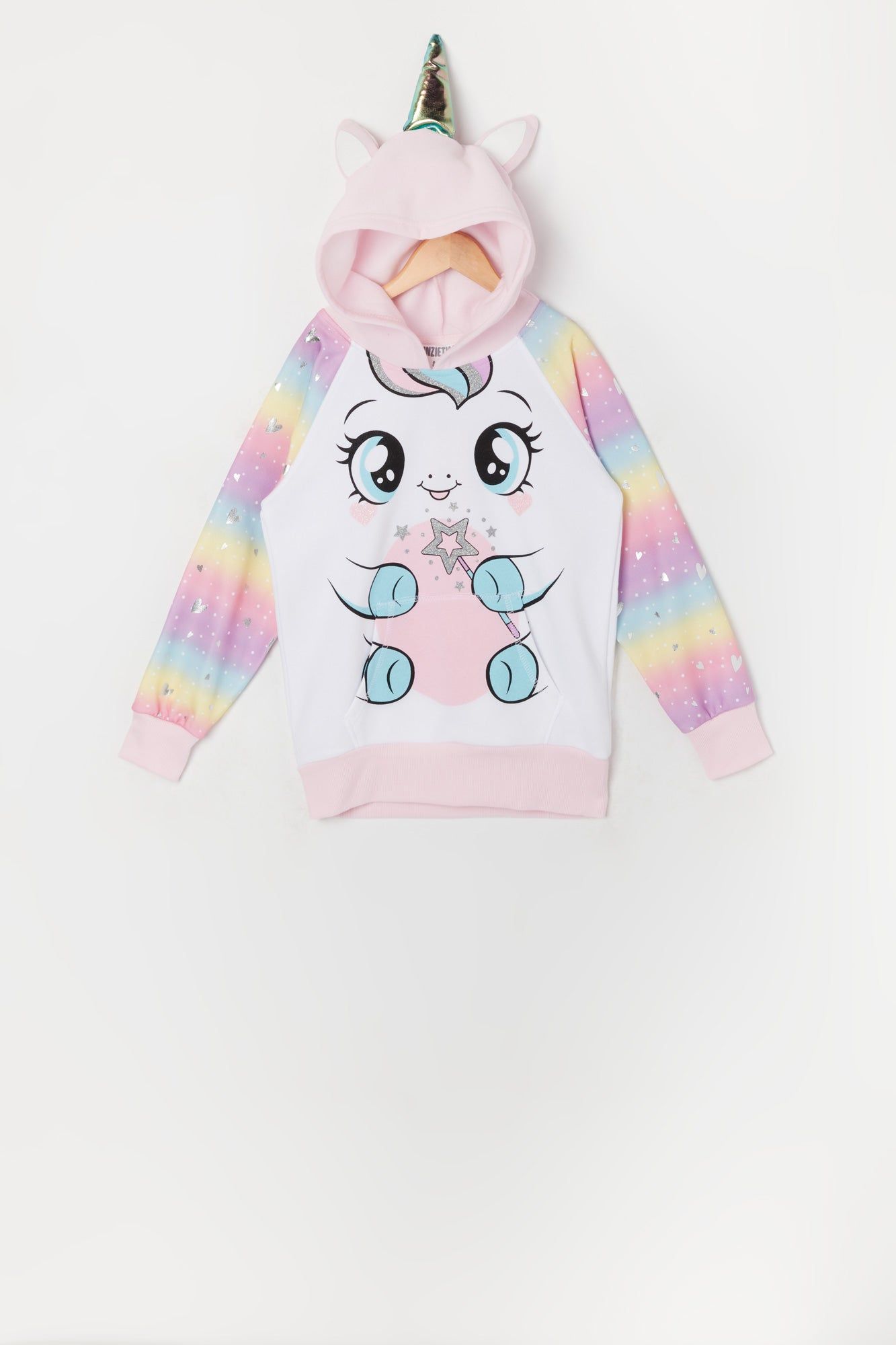 Girls Cupcake Unicorn Character Hoodie sold by Urban Planet