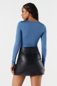 Combiné ras du cou contour à manches longues Coloré sold by Urban Planet
