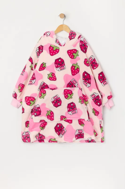 Girls Strawberry Milk Print Humungo sold by Urban Planet