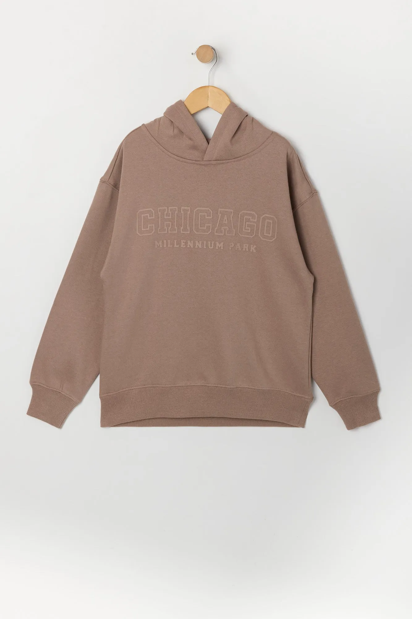 Haut à capuchon en molleton avec motif Atlanta embossé pour garçon sold by Urban Planet