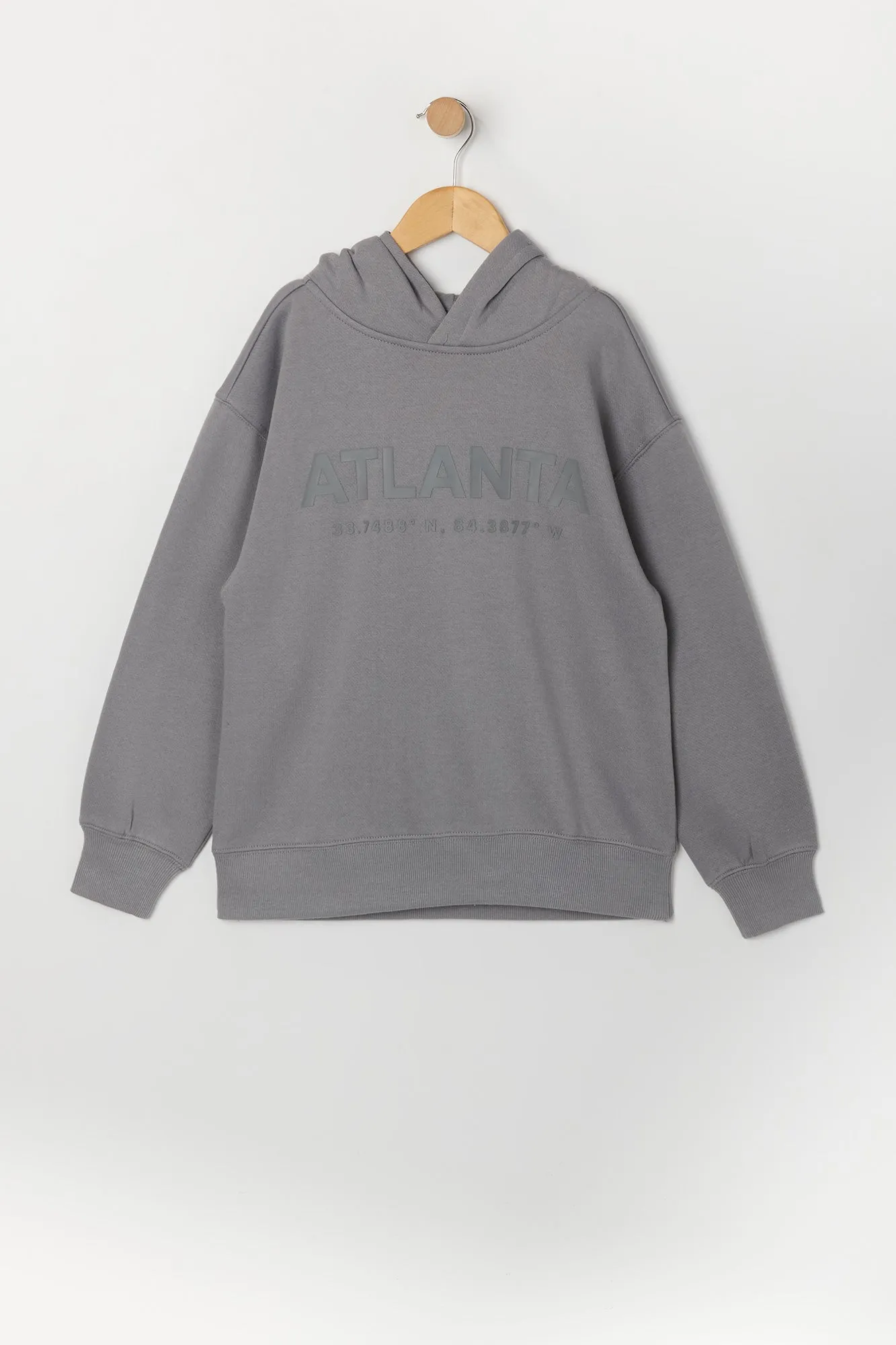 Haut à capuchon en molleton avec motif Atlanta embossé pour garçon sold by Urban Planet product image thumbnail 5