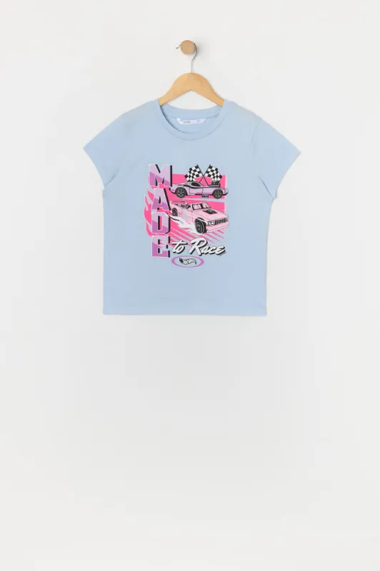 Hot Wheels™ Girls Made to Race Graphic T-Shirt made by Urban Planet