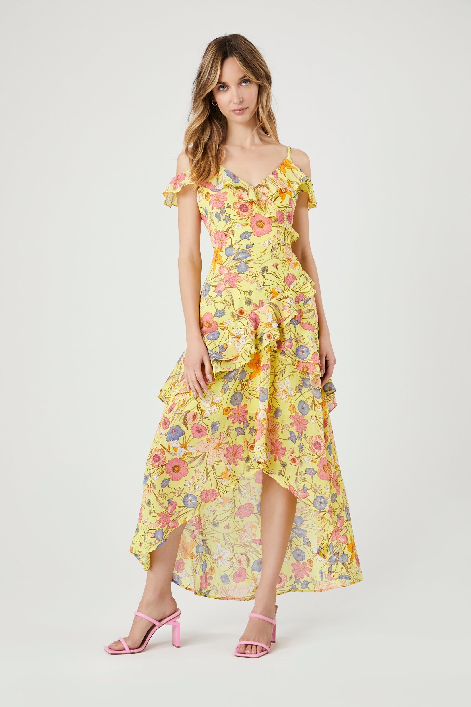 Robe asymétrique fleurie sold by Urban Planet product image thumbnail 7