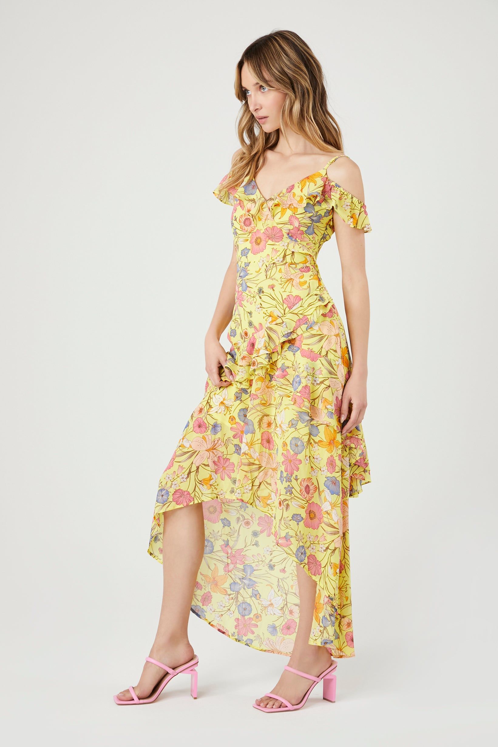 Robe asymétrique fleurie sold by Urban Planet product image thumbnail 6