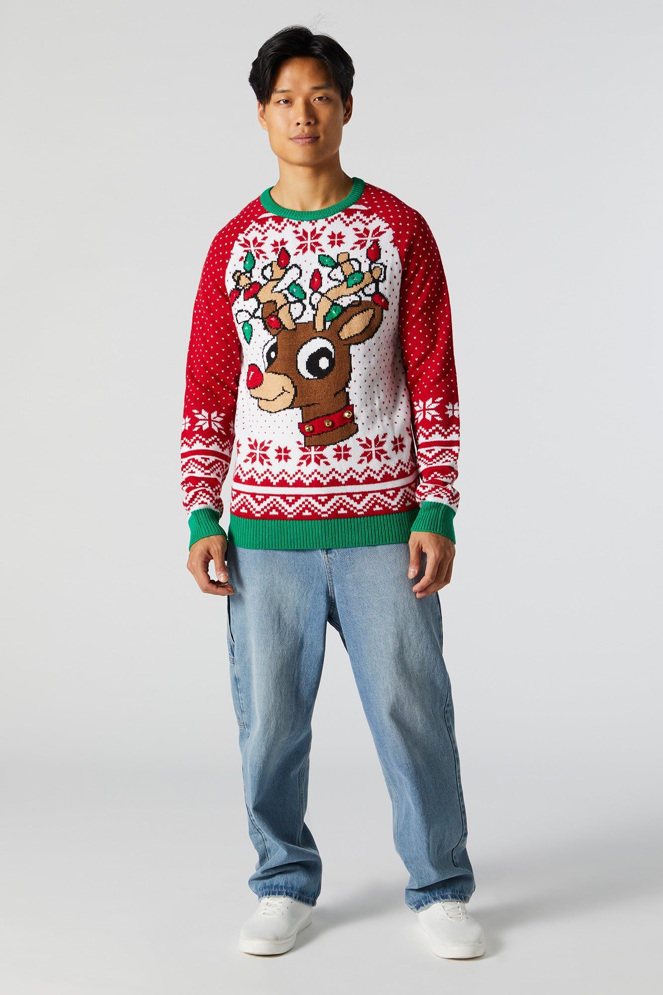 Rudolph Ugly Xmas Sweater sold by Urban Planet product image thumbnail 3