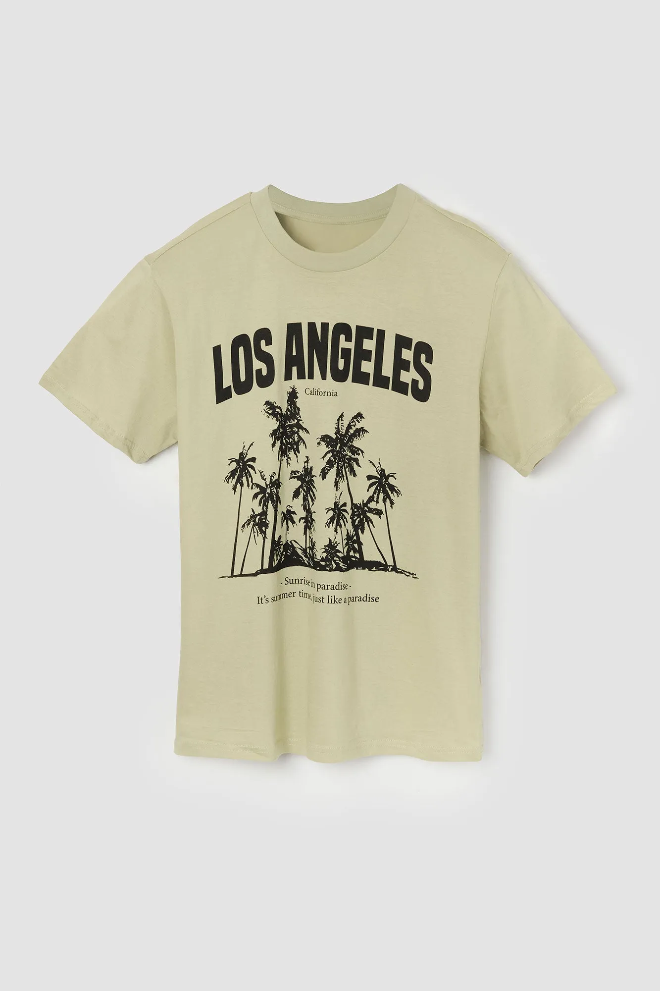 T-shirt à imprimé Los Angeles Paradise sold by Urban Planet product image thumbnail 4