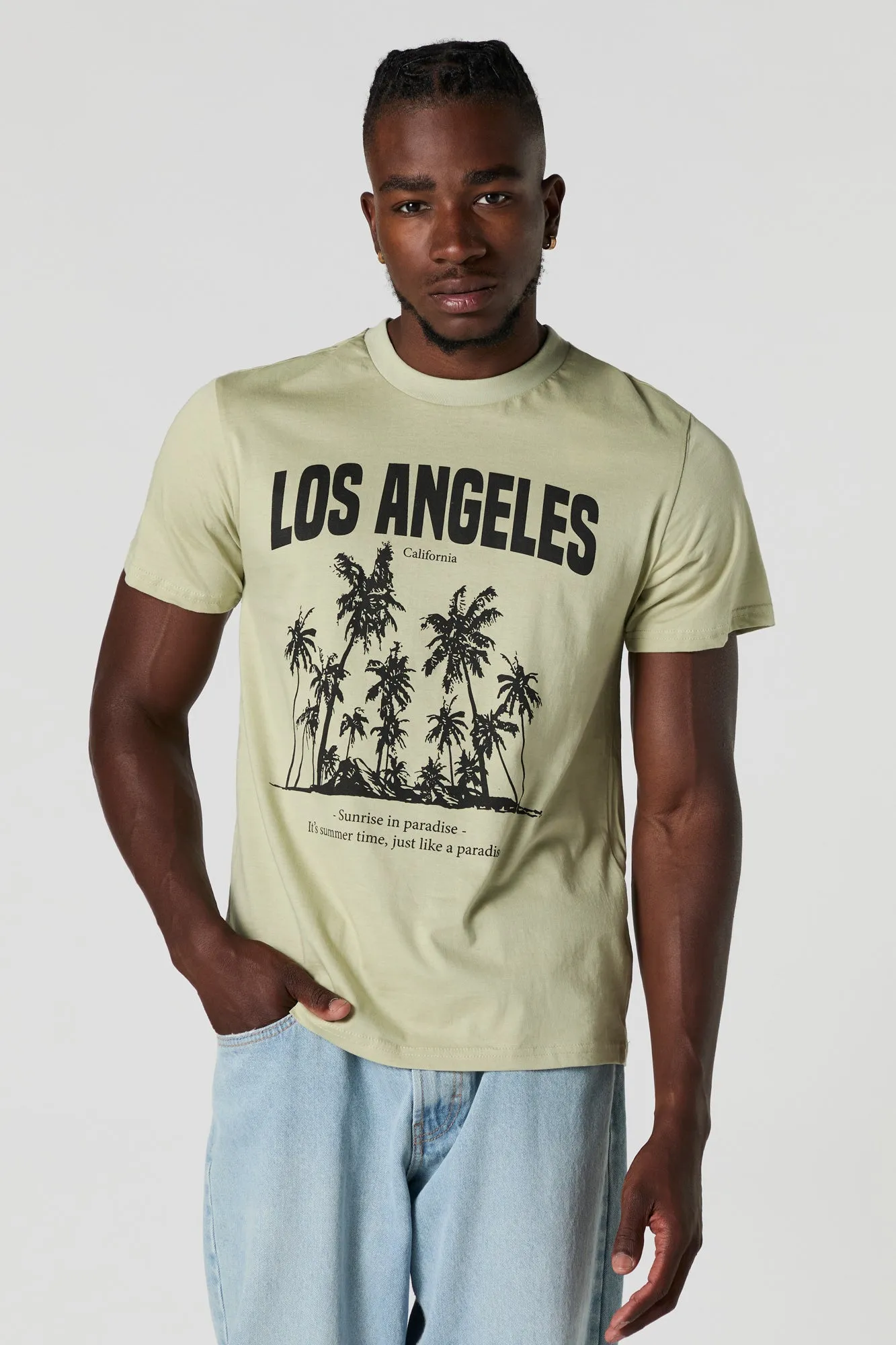 T-shirt à imprimé Los Angeles Paradise sold by Urban Planet