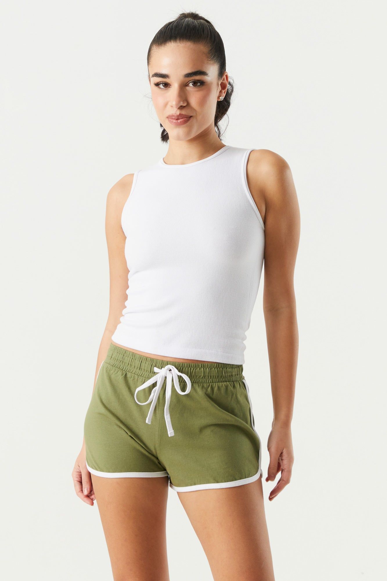 Coloured Solid Dolphin Short sold by Urban Planet product image thumbnail 7