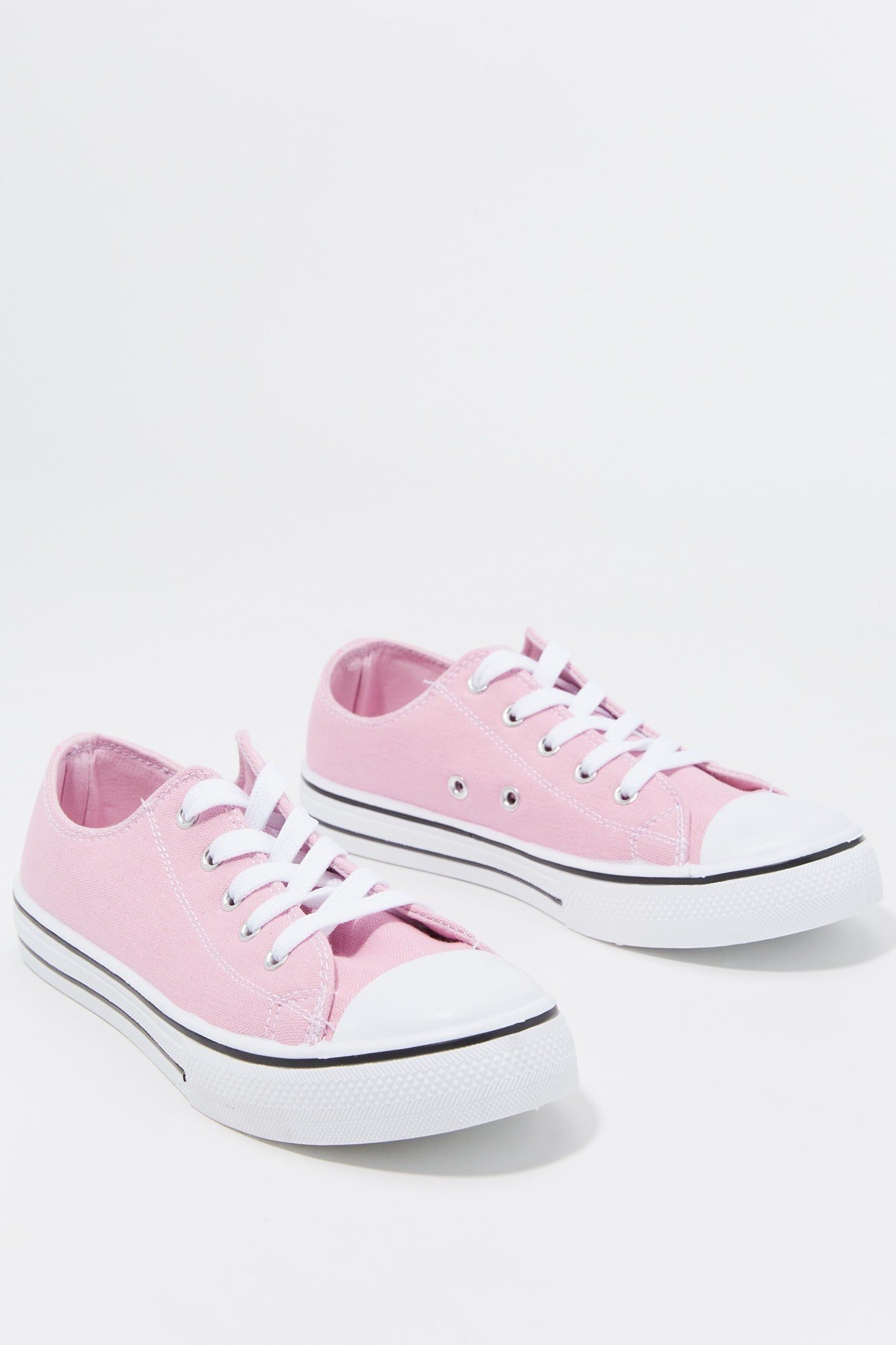 Girls Canvas Low Lace Up Sneaker sold by Urban Planet product image thumbnail 16
