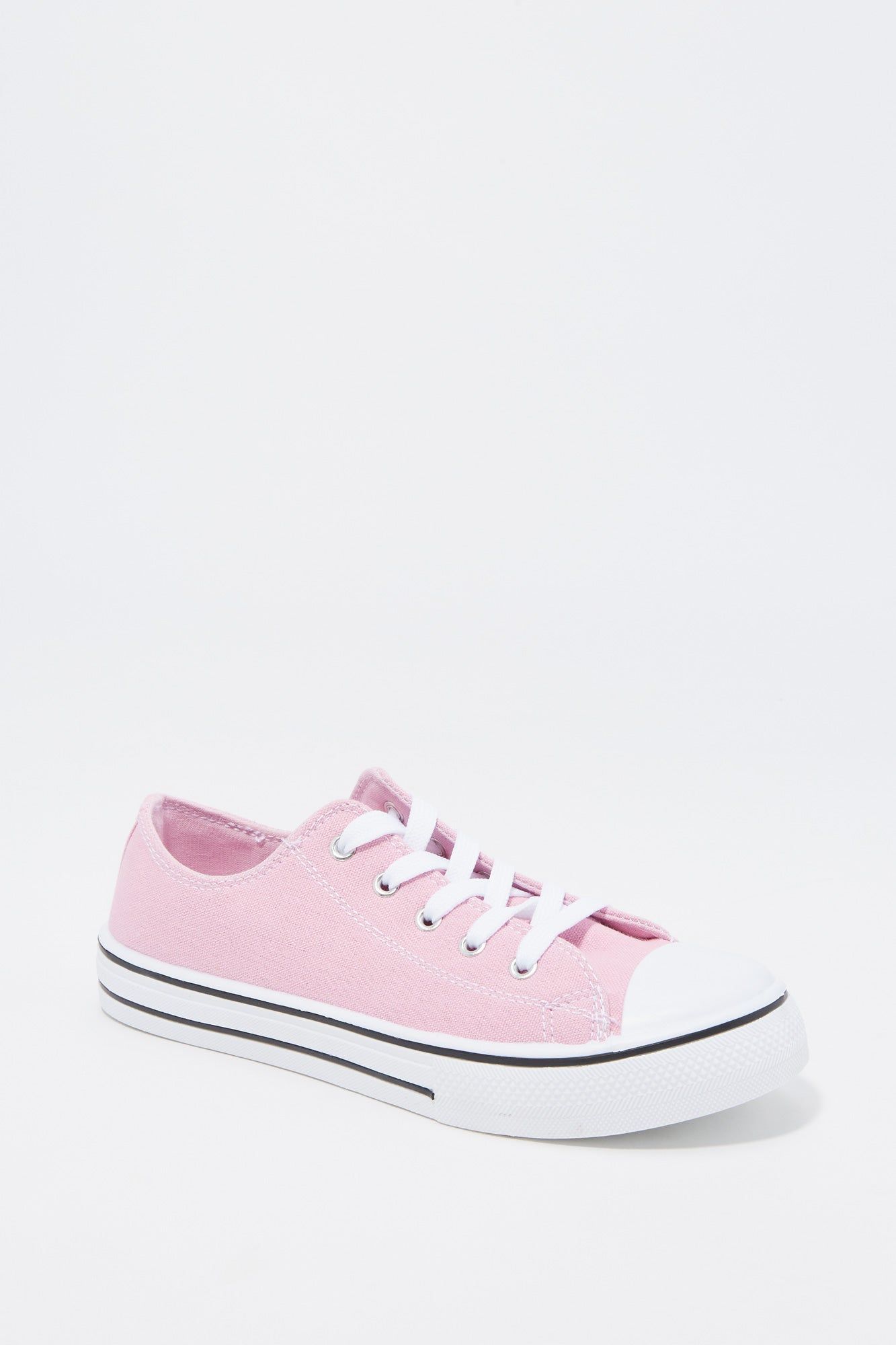 Girls Canvas Low Lace Up Sneaker sold by Urban Planet product image thumbnail 14