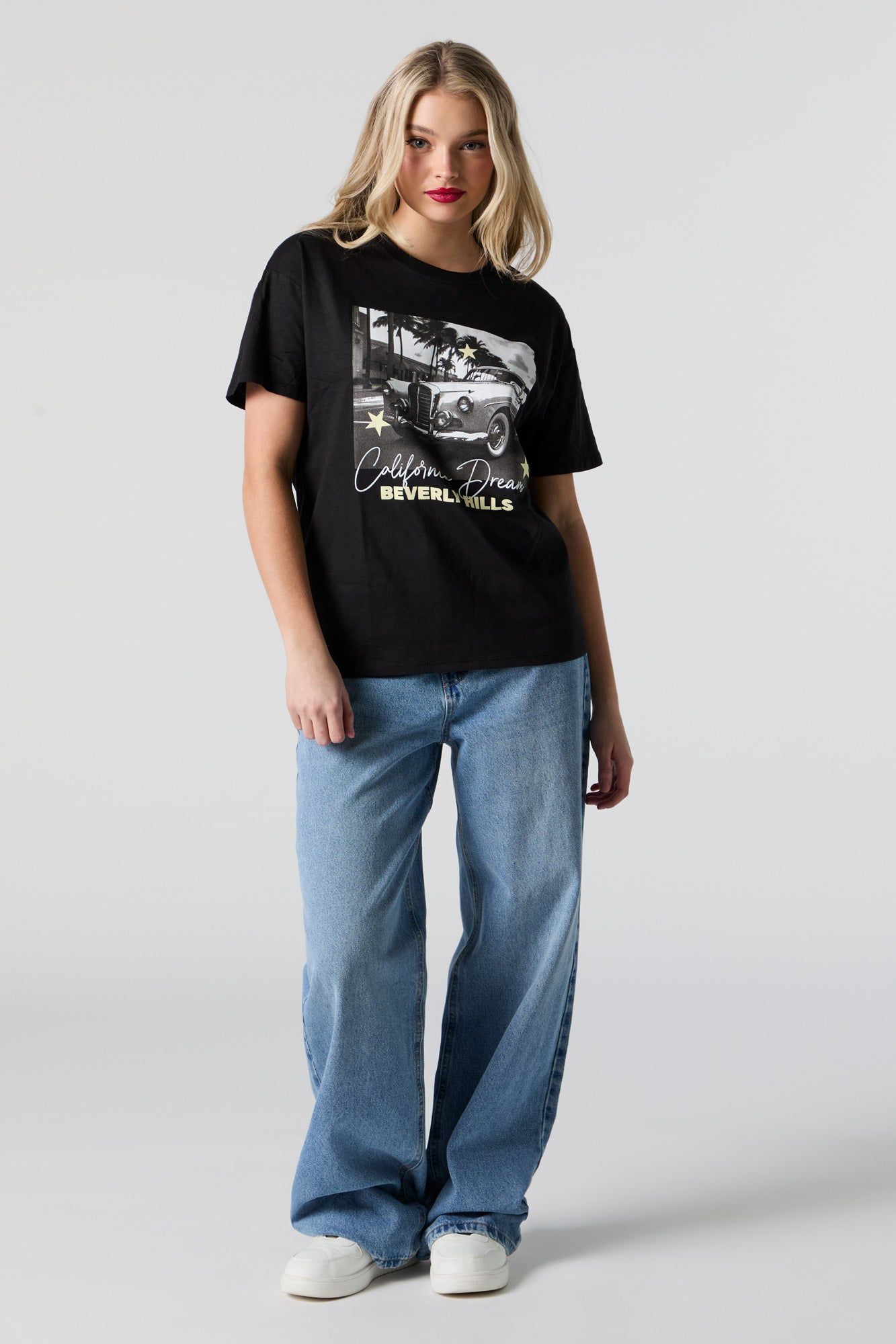 Beverly Hills Graphic Boyfriend T-Shirt sold by Urban Planet product image thumbnail 3