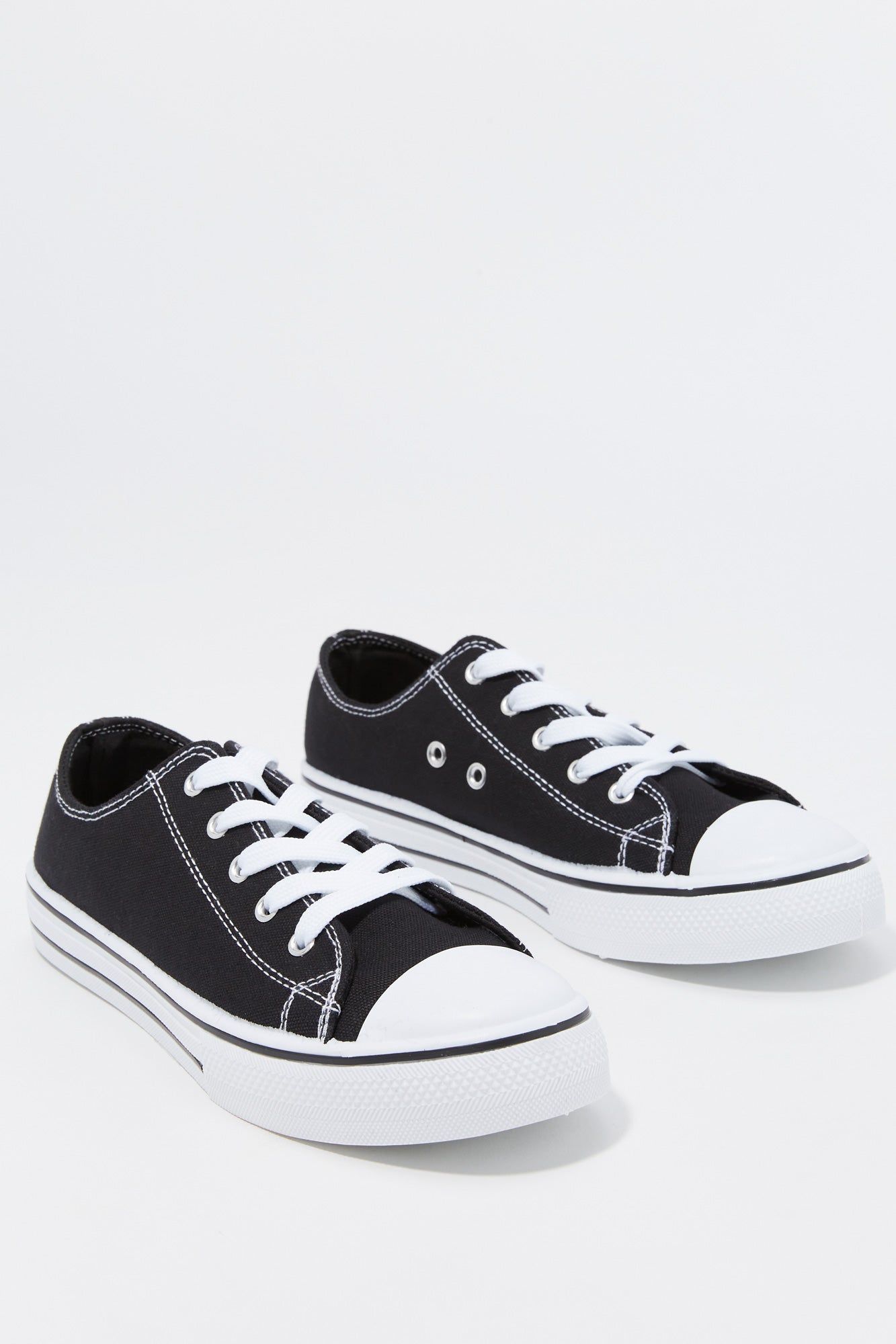 Girls Canvas Low Lace Up Sneaker sold by Urban Planet product image thumbnail 8