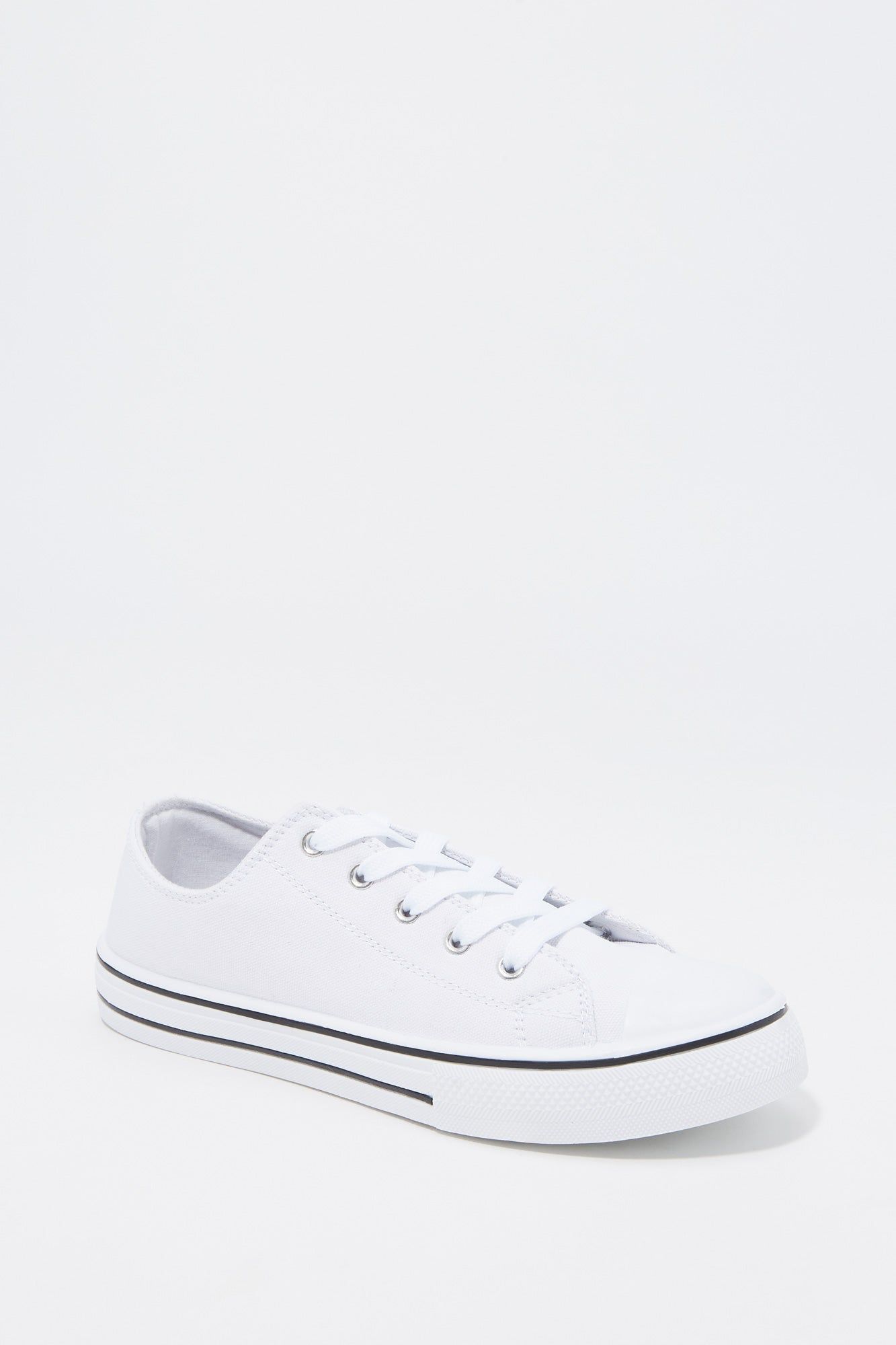 Girls Canvas Low Lace Up Sneaker sold by Urban Planet product image thumbnail 10