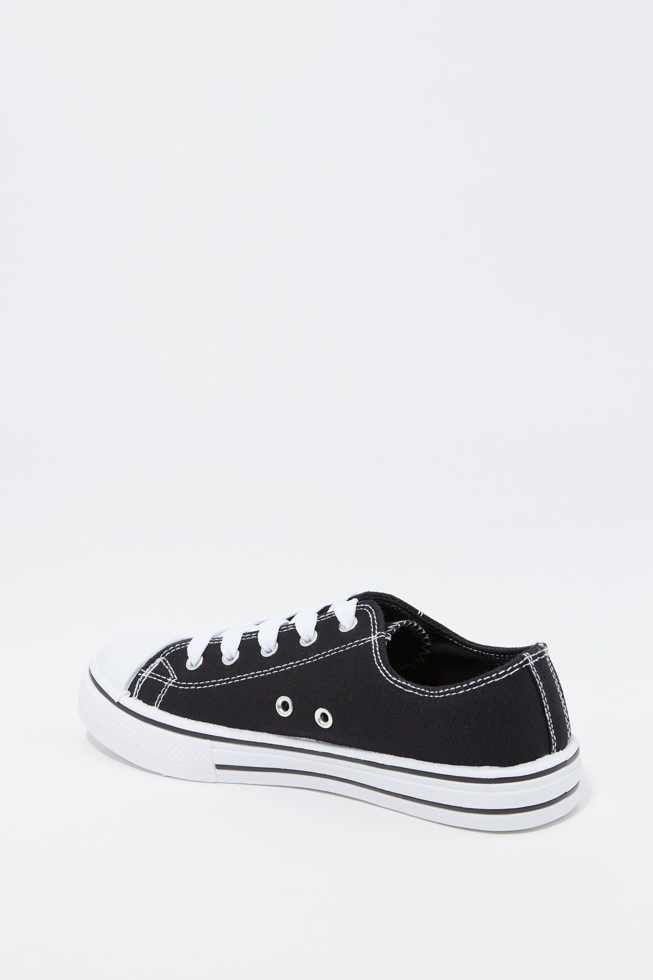 Girls Canvas Low Lace Up Sneaker sold by Urban Planet product image thumbnail 7