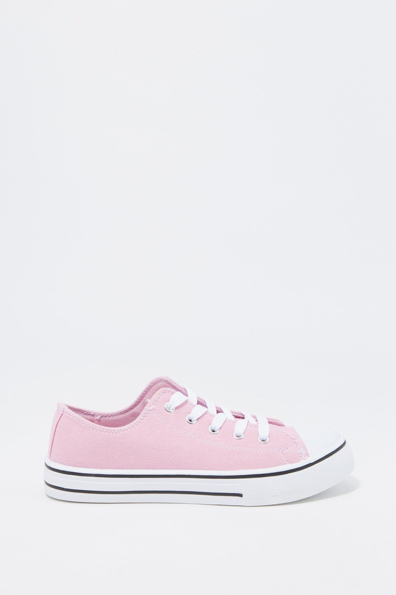 Girls Canvas Low Lace Up Sneaker sold by Urban Planet product image thumbnail 13