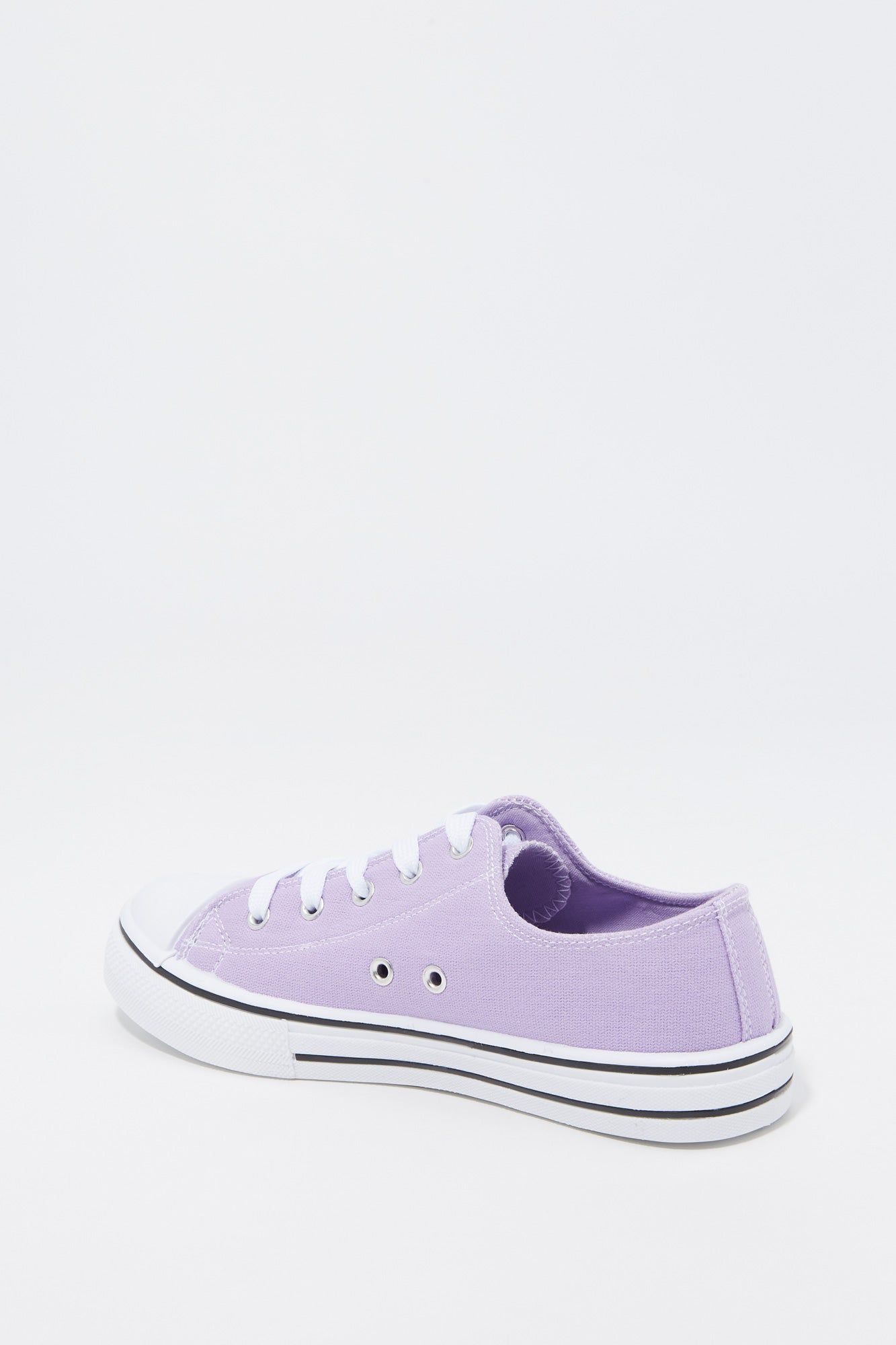 Girls Canvas Low Lace Up Sneaker sold by Urban Planet product image thumbnail 3
