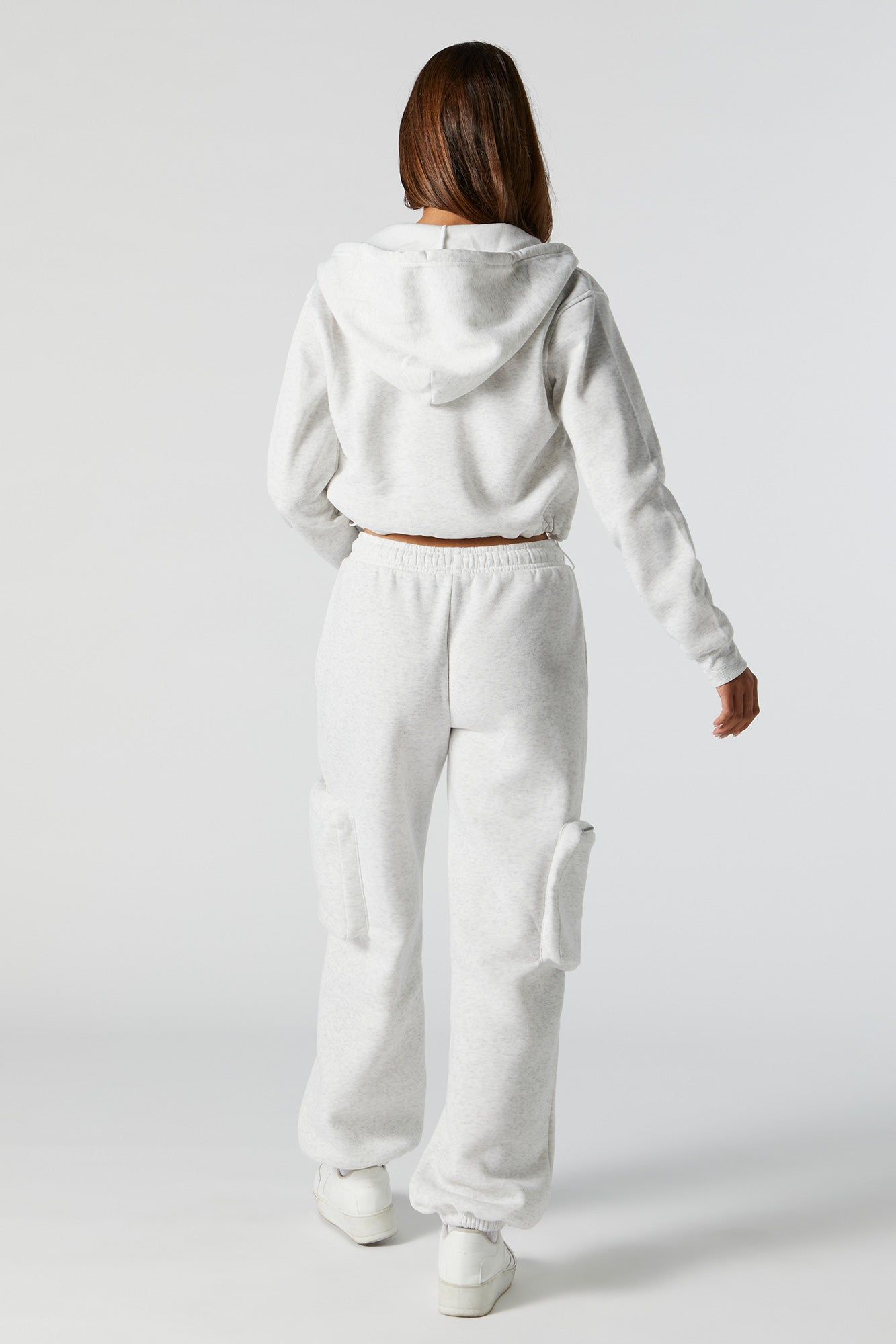 Fleece Zip Cargo Jogger sold by Urban Planet product image thumbnail 3