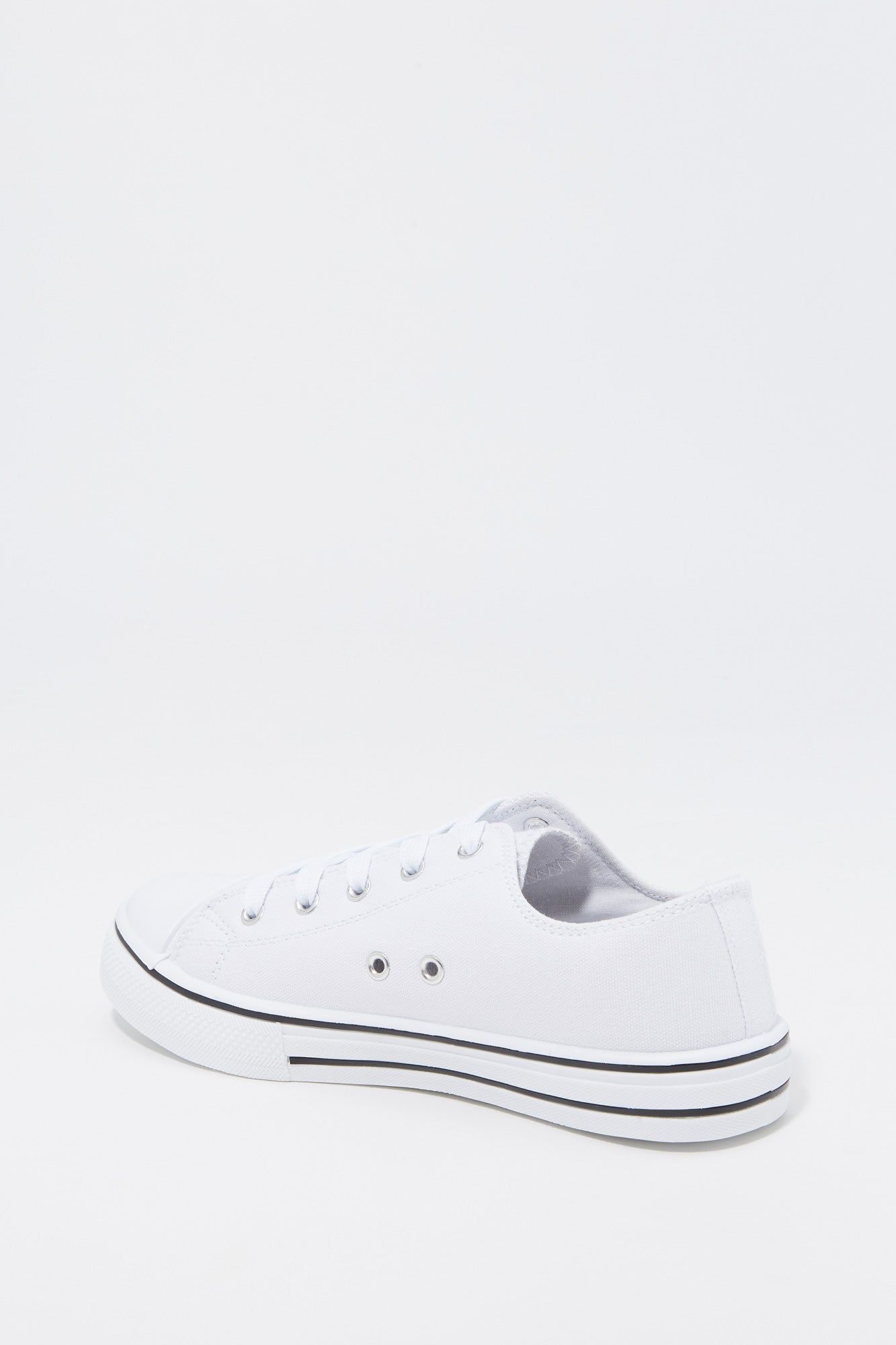 Girls Canvas Low Lace Up Sneaker sold by Urban Planet product image thumbnail 11