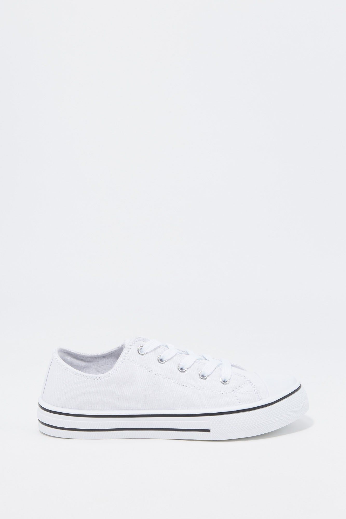 Girls Canvas Low Lace Up Sneaker sold by Urban Planet product image thumbnail 9