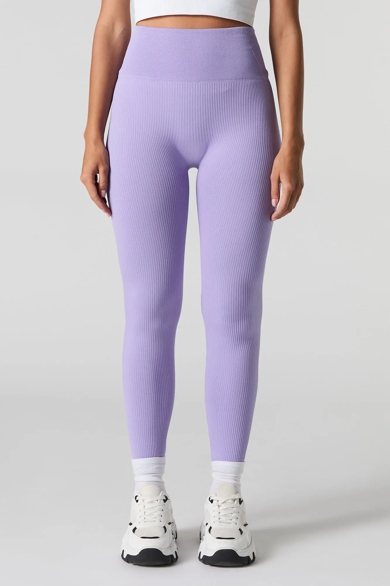 Active High Rise Ribbed Legging sold by Urban Planet product image thumbnail 2