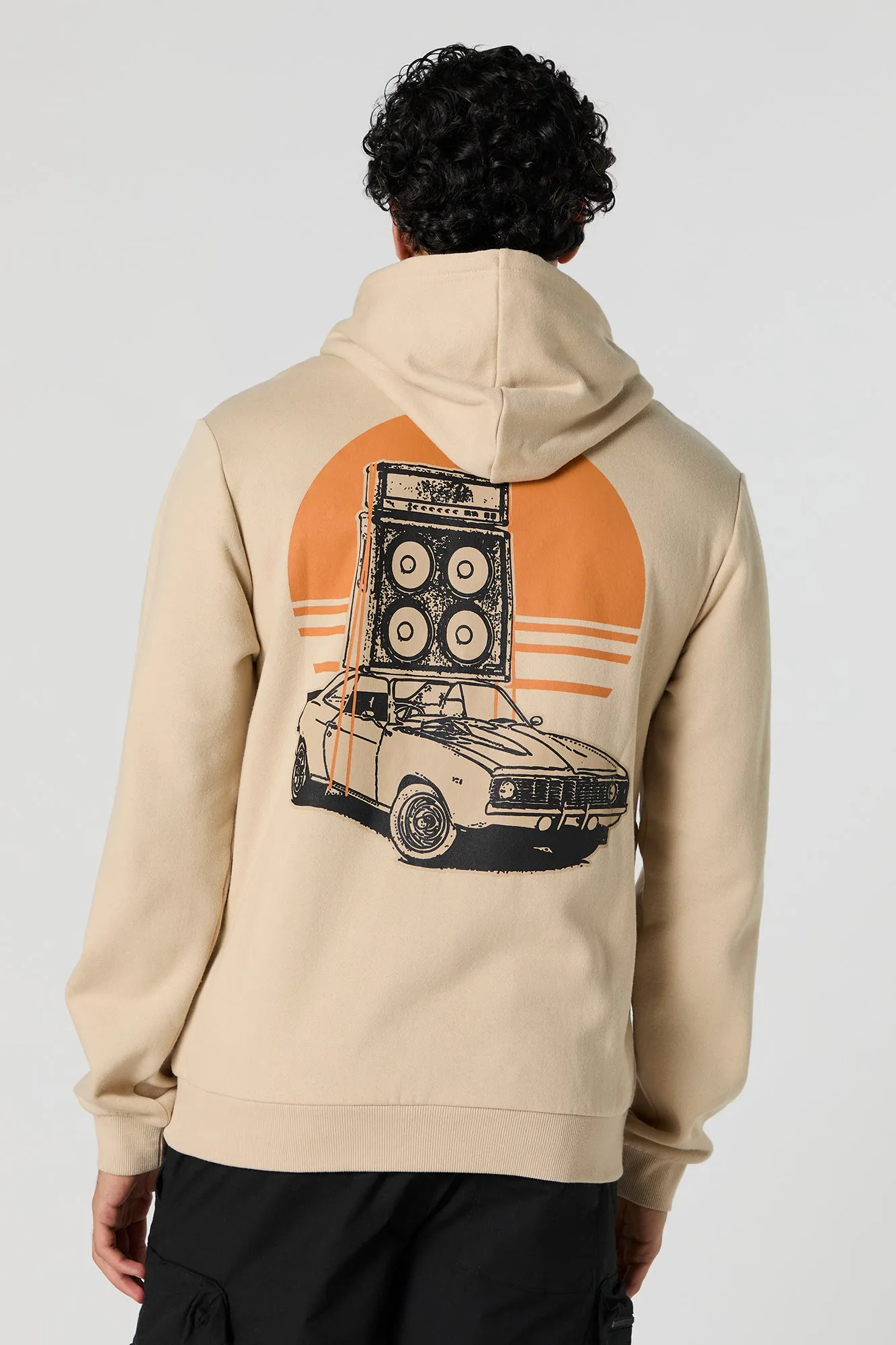 Summer Tour Graphic Fleece Hoodie sold by Urban Planet product image thumbnail 2
