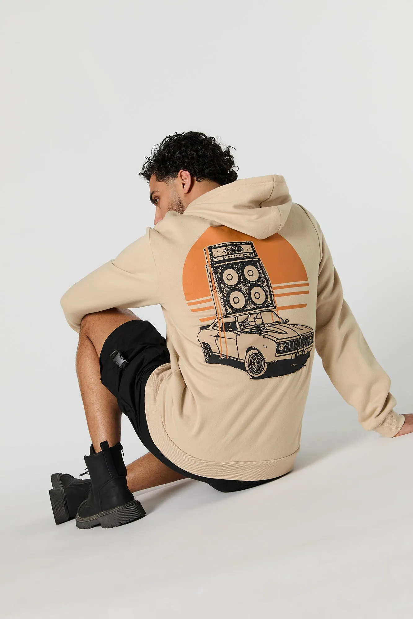 Summer Tour Graphic Fleece Hoodie sold by Urban Planet