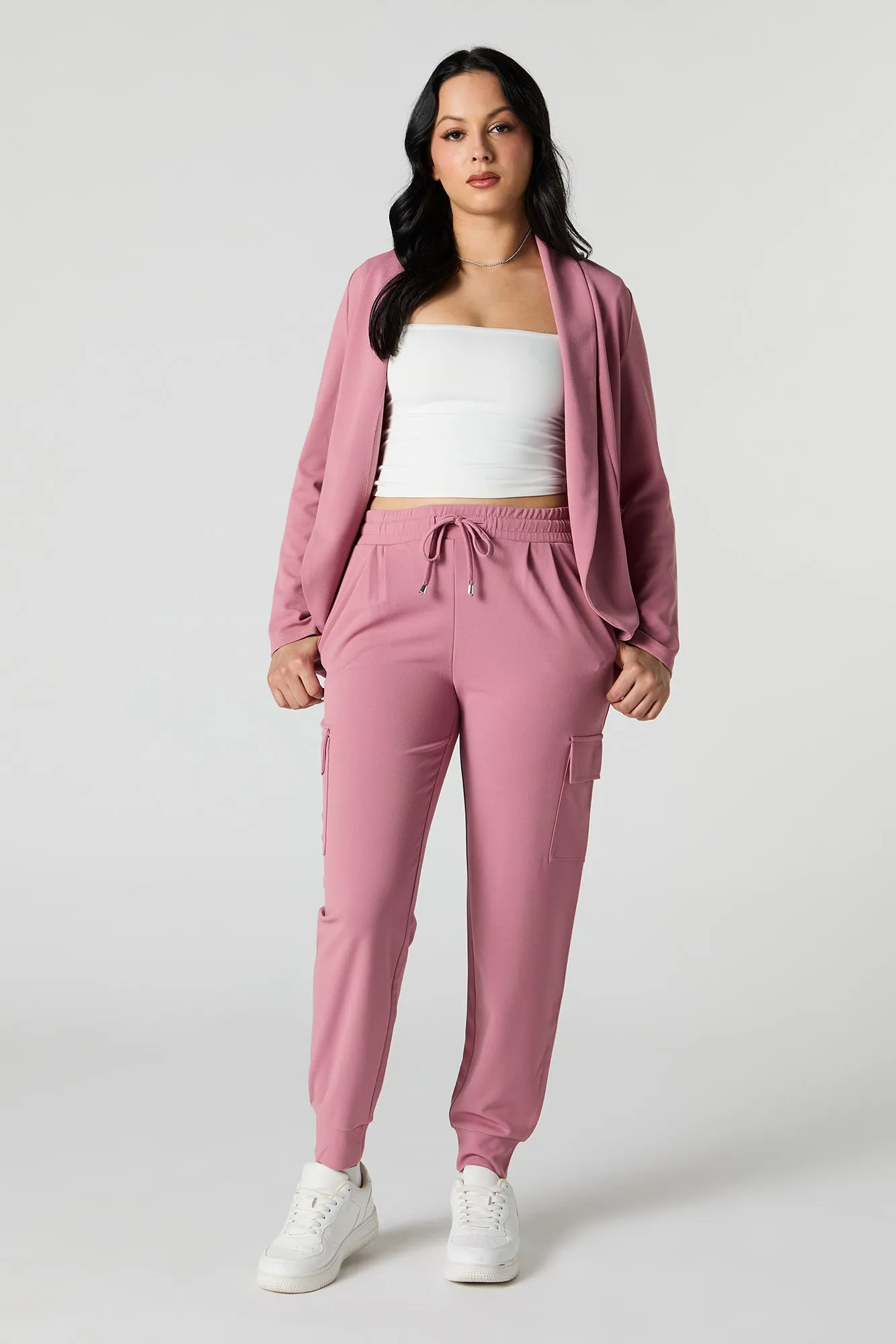 Jogger cargo habillé en crêpe sold by Urban Planet product image thumbnail 4