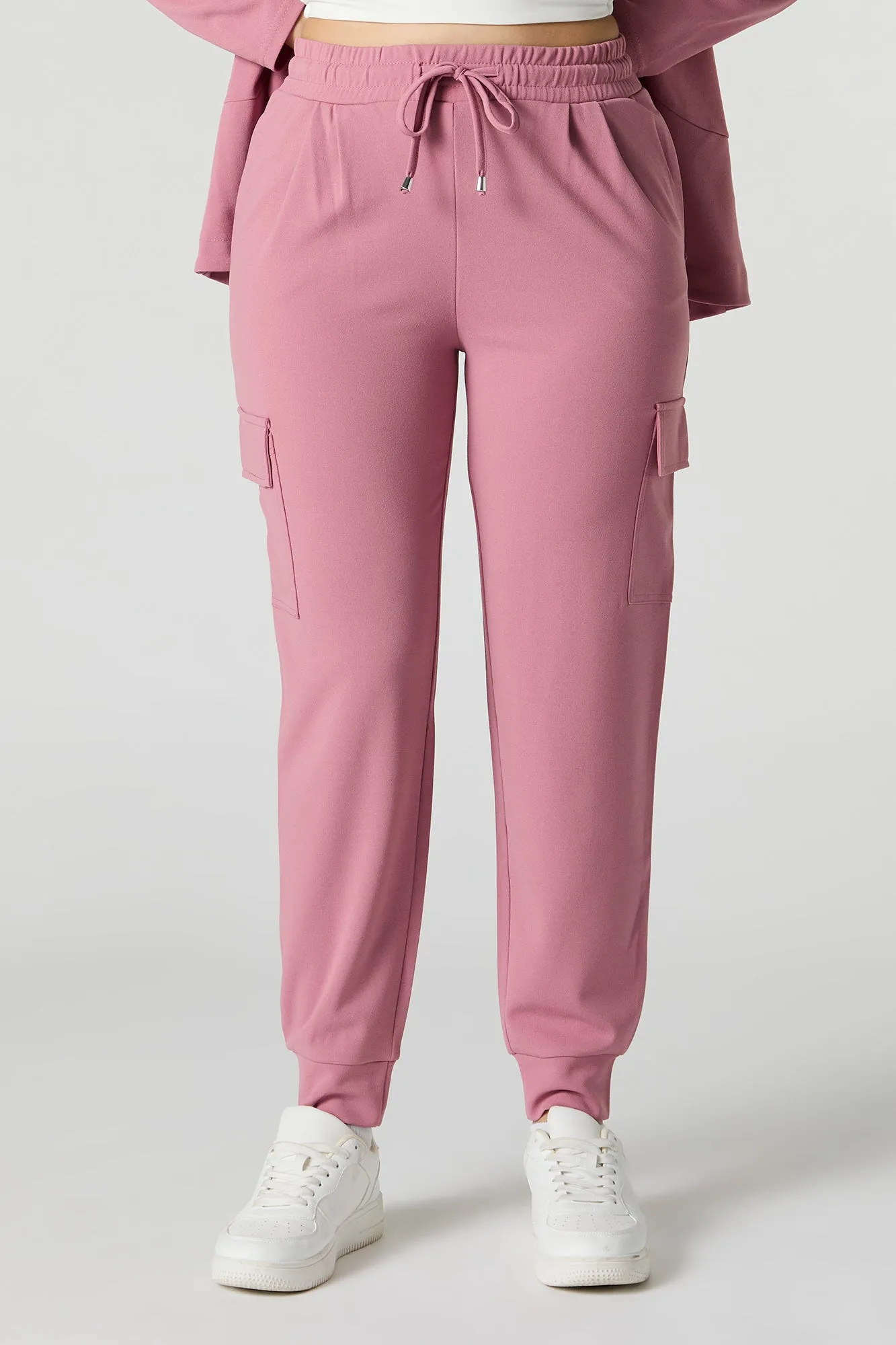 Jogger cargo habillé en crêpe sold by Urban Planet product image thumbnail 5