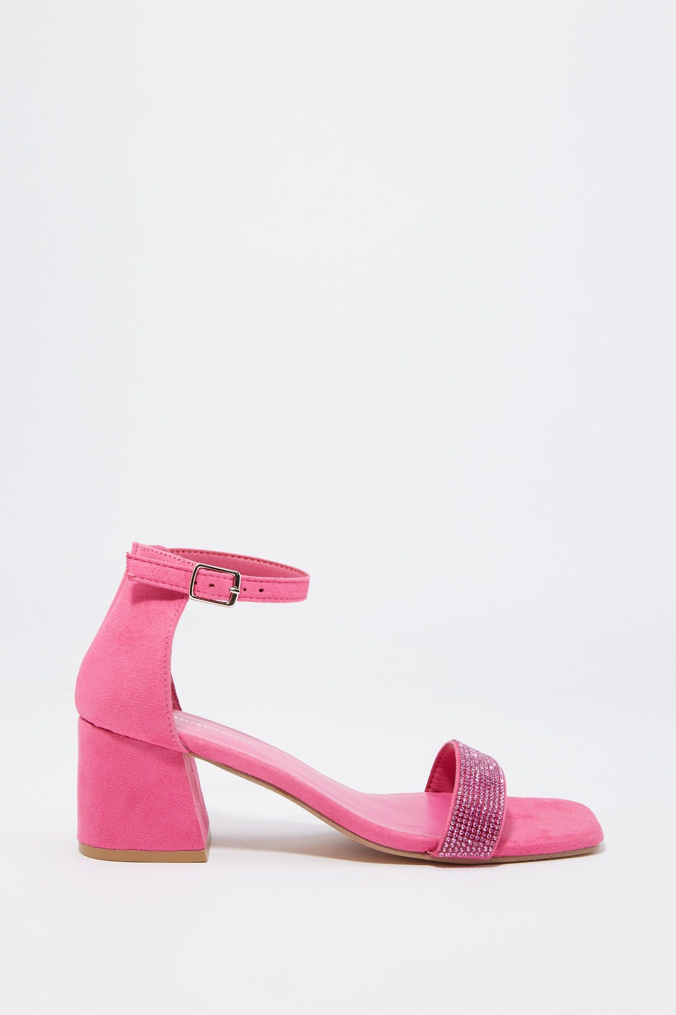 Rhinestone Ankle Band Medium Heel sold by Urban Planet product image thumbnail 2