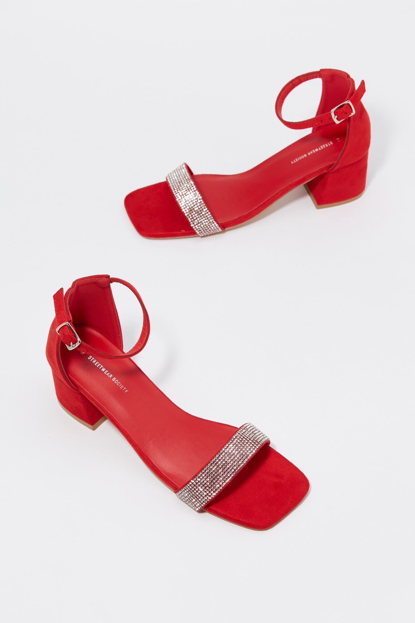 Rhinestone Ankle Band Medium Heel sold by Urban Planet product image thumbnail 10