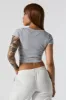 Ribbed Scoop Neck Cropped T-Shirt sold by Urban Planet
