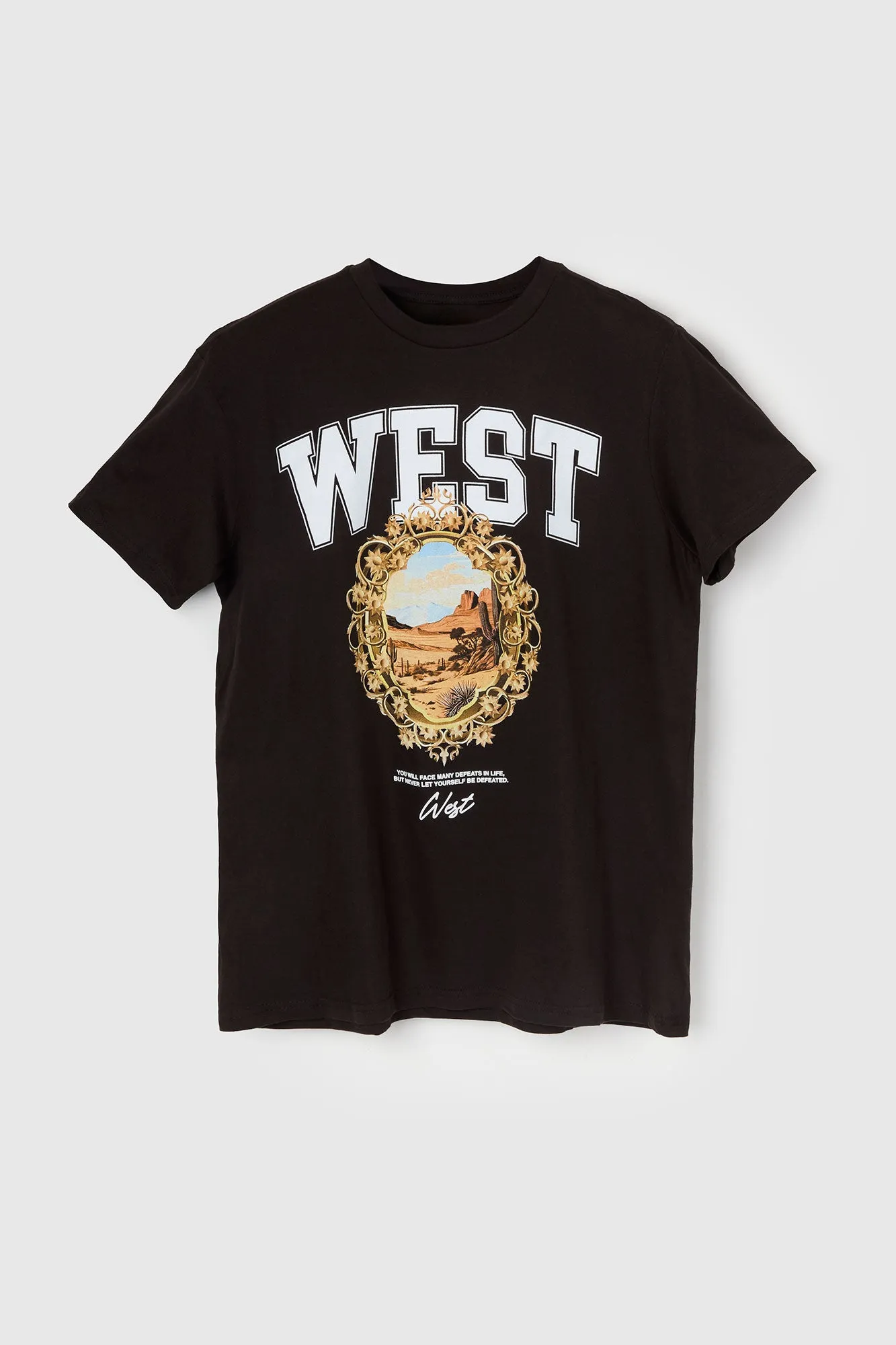 T-shirt à imprimé West Graphic sold by Urban Planet product image thumbnail 4