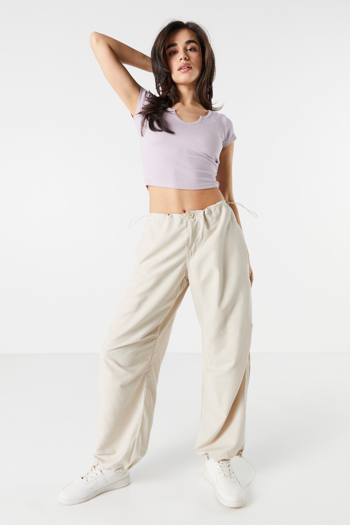 Ribbed Cropped T-Shirt sold by Urban Planet product image thumbnail 6